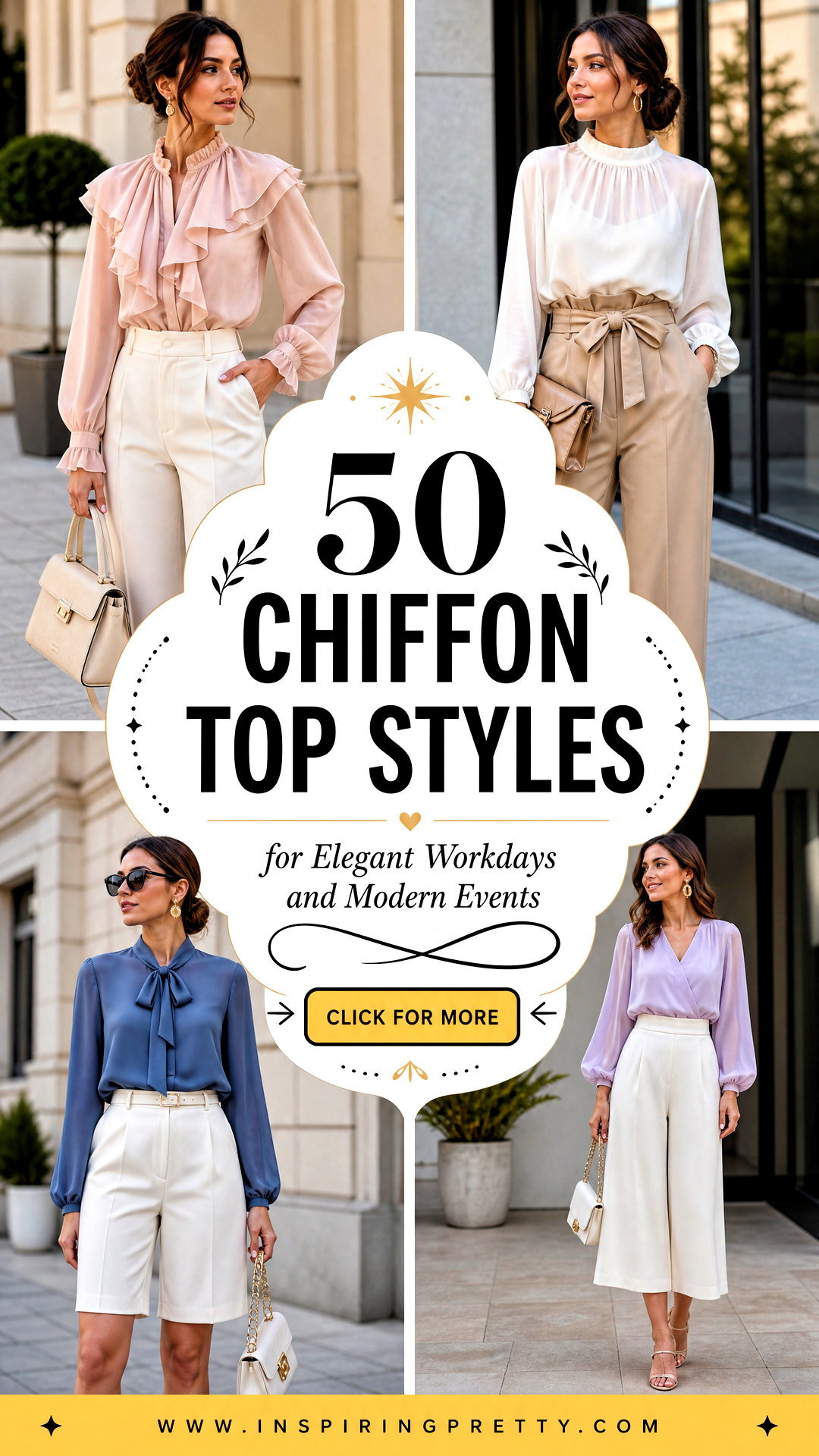 50 Chiffon Top Styles for Elegant Workdays and Modern Events - 50 Chiffon Top Styles for Elegant Workdays and Modern Events