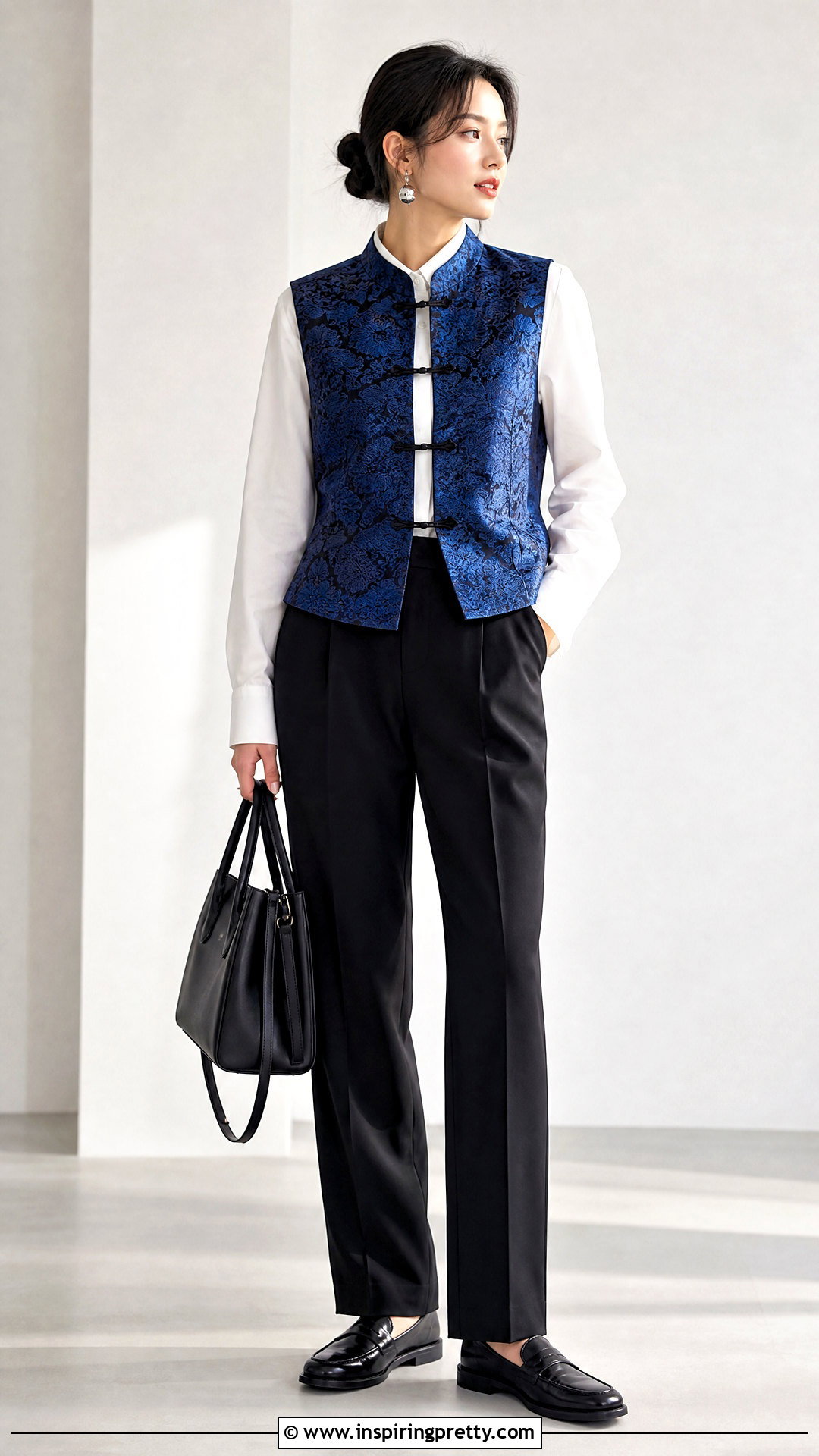 Chinese Vest With White Shirt And Trousers - 50 chinese top outfit ideas