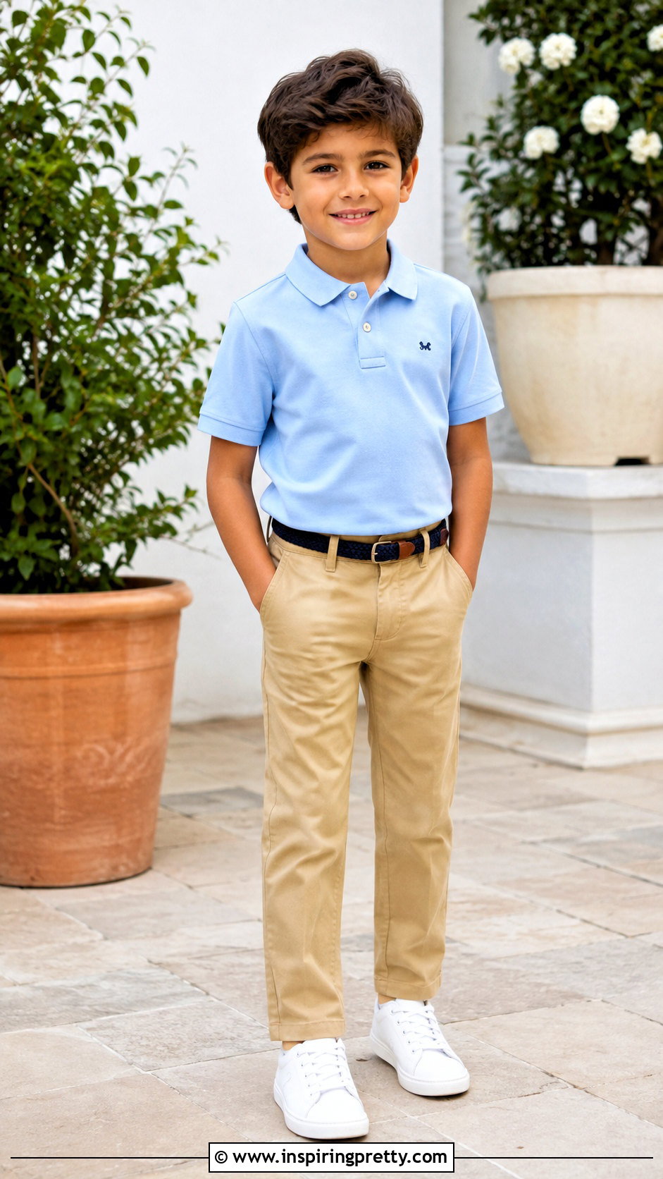 Chino Trousers And Polo Shirt Outfit - 50 trouser and top for kids
