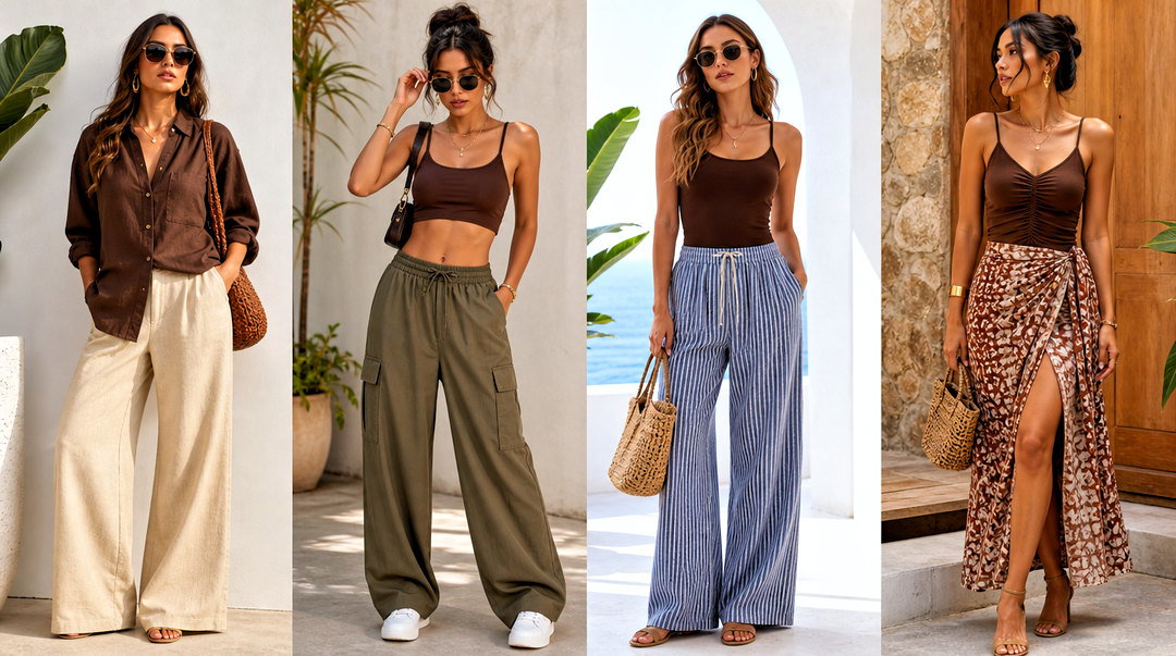 20 Chocolate Brown Summer Top Outfit Ideas for Warm-Weather Style