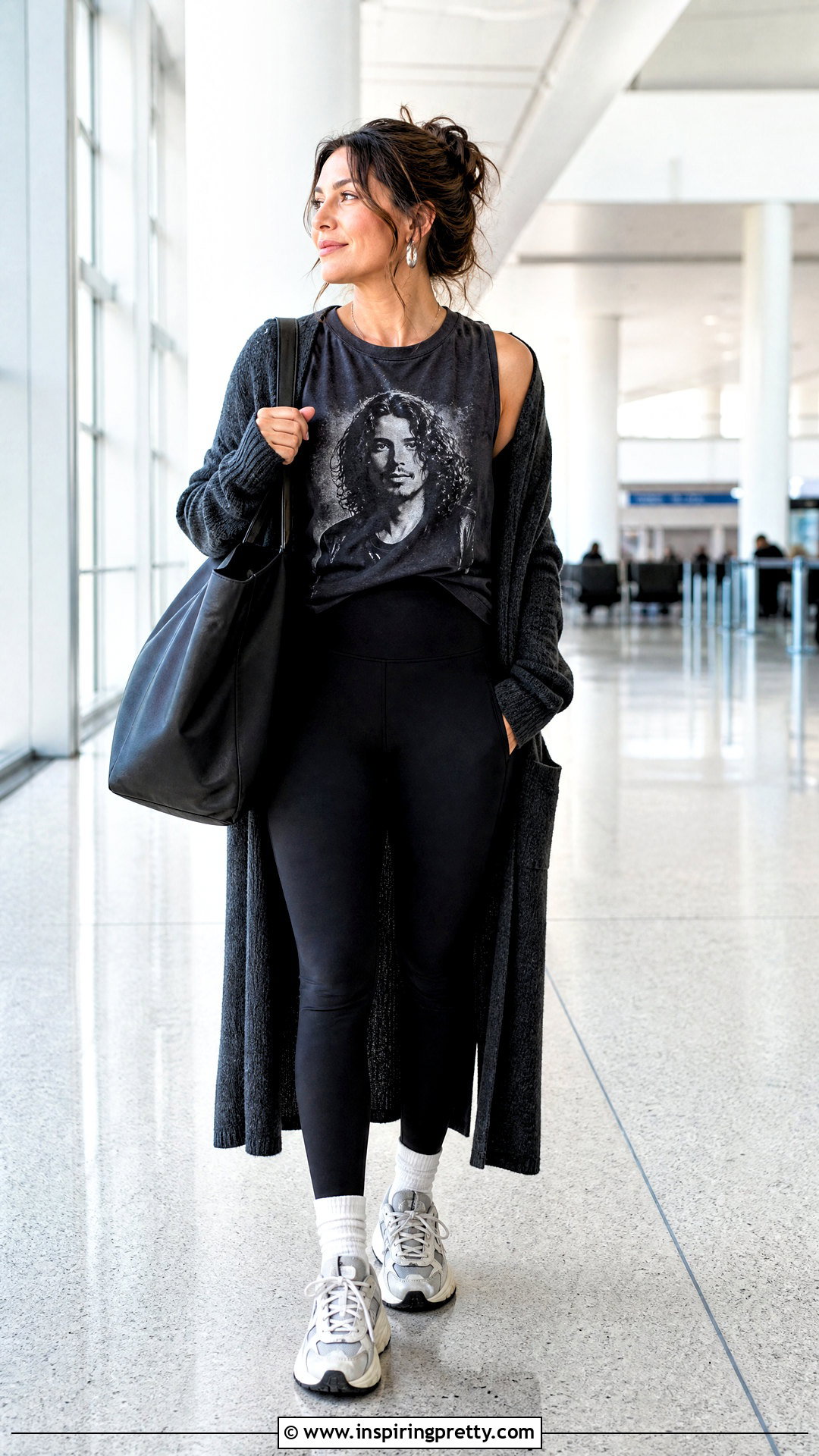 Chris Cornell Tank Top With Leggings And Cardigan - 25 Chris Cornell Tank Top outfit ideas