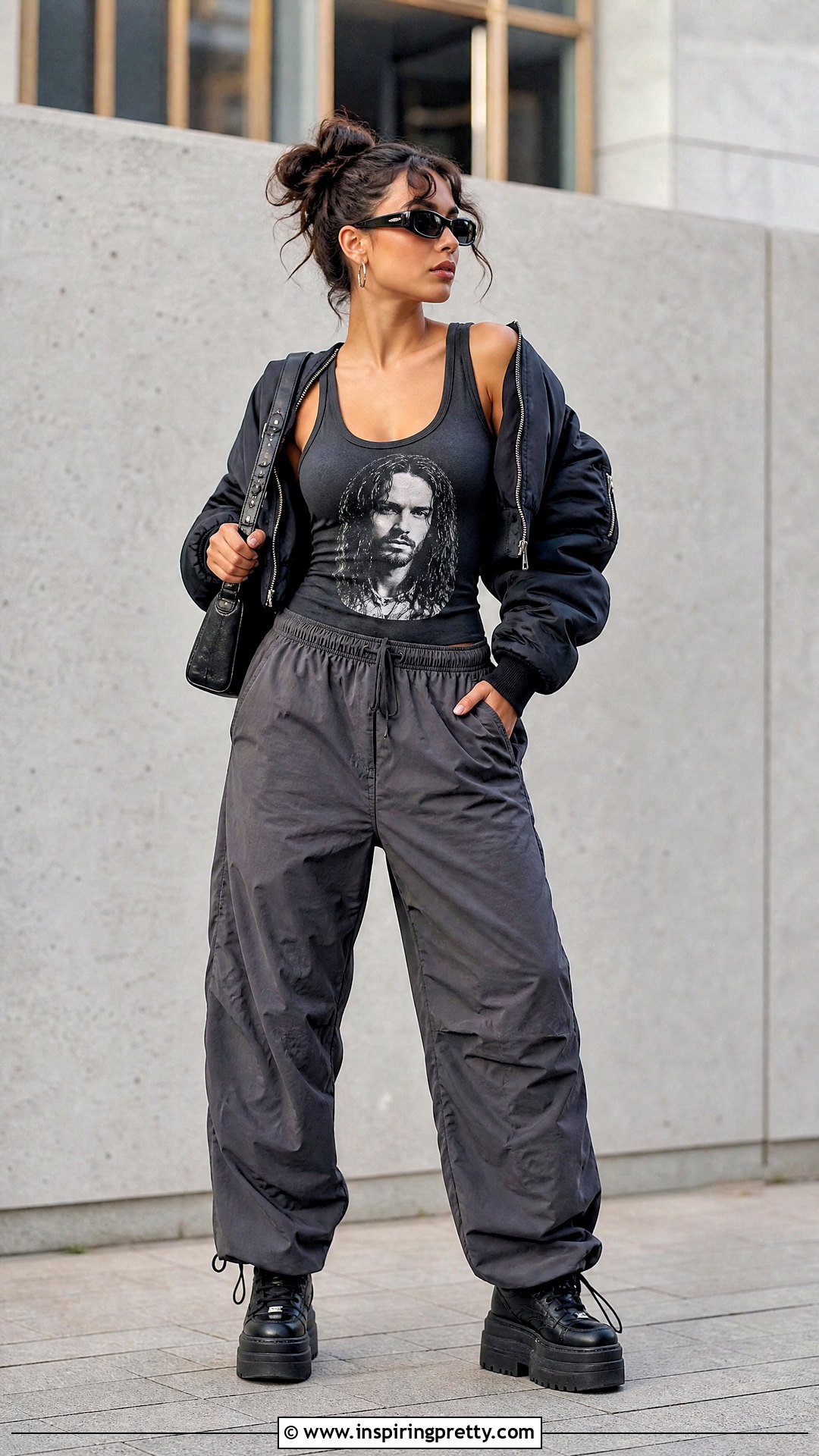 Chris Cornell Tank Top With Parachute Pants - 25 Chris Cornell Tank Top outfit ideas