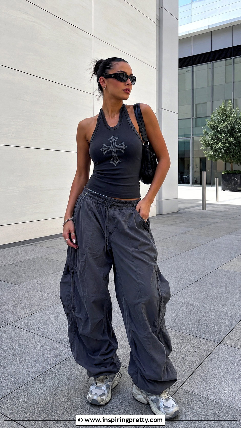 Chrome Hearts Halter Top With Parachute Pants - 20 Chrome Hearts Halter Tops