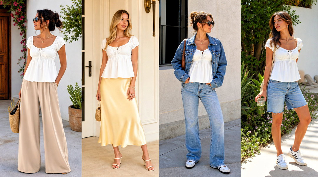 25 Cider Babydoll Top Outfit Ideas for Sweet Weekend Style