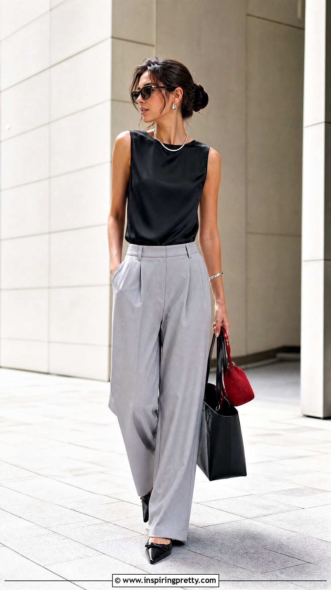 Cider Black Top With Gray Trousers - 25 Cider Black Top outfit ideas