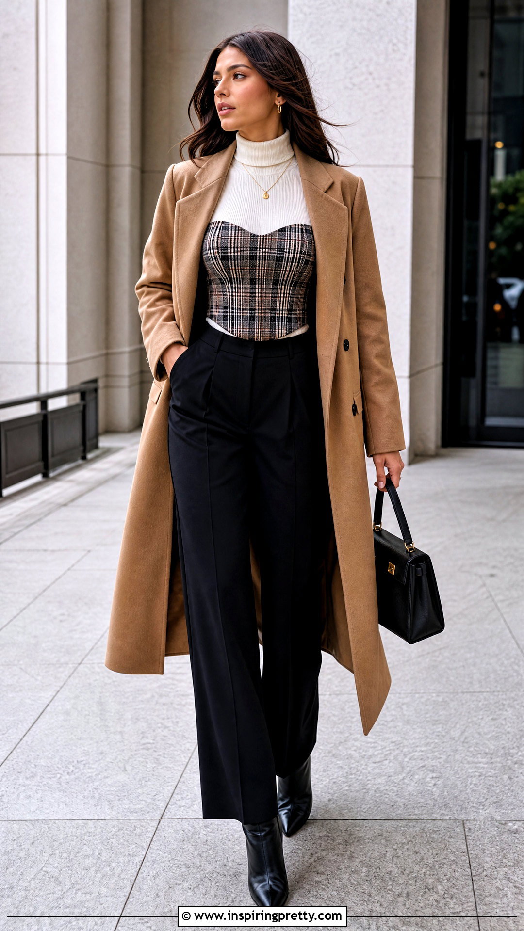Cider Corset Top With A Turtleneck And Trousers - 25 Cider Corset Top outfit ideas