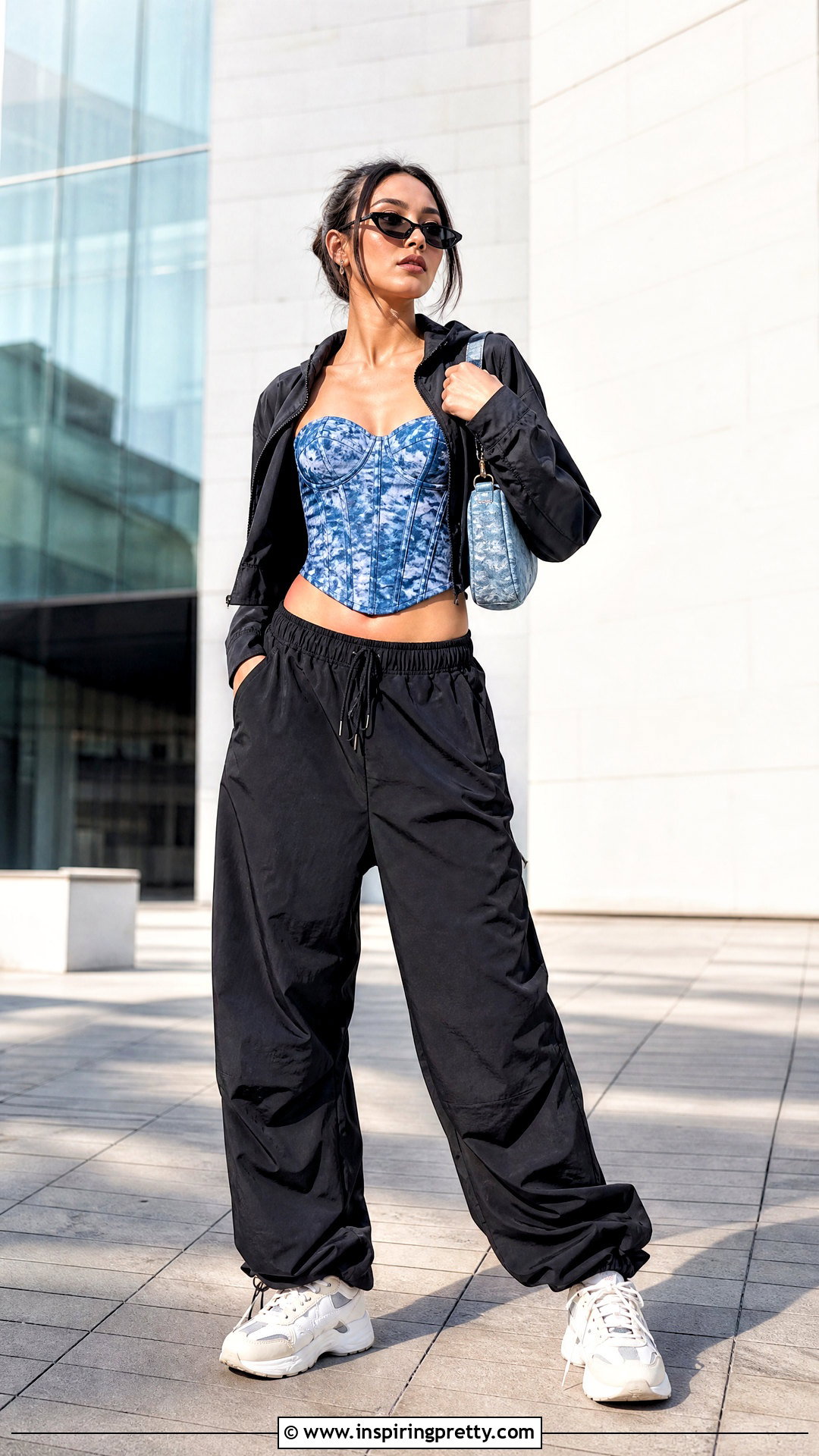Cider Corset Top With Parachute Pants - 25 Cider Corset Top outfit ideas
