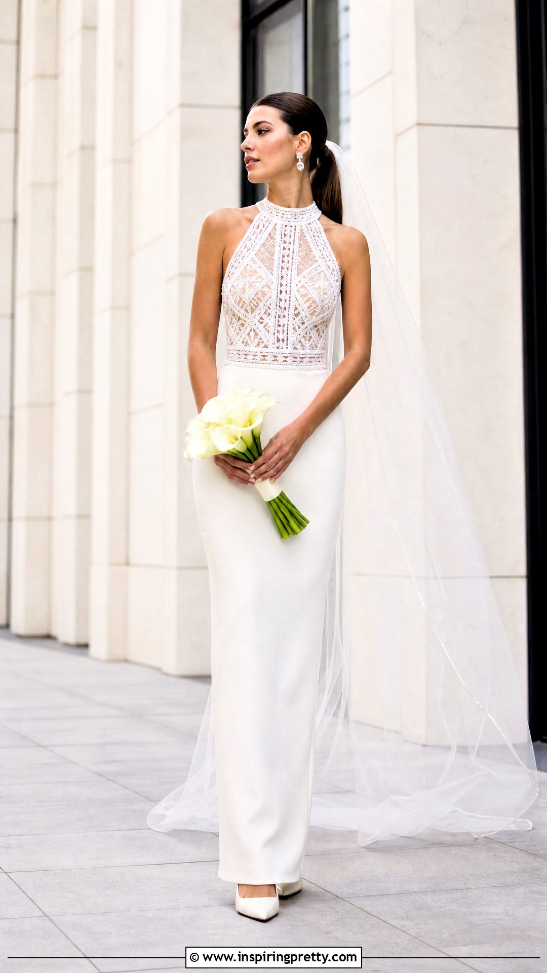 City Lace Halter Wedding Dress - 25 Lace Halter Top Wedding Dress outfit ideas
