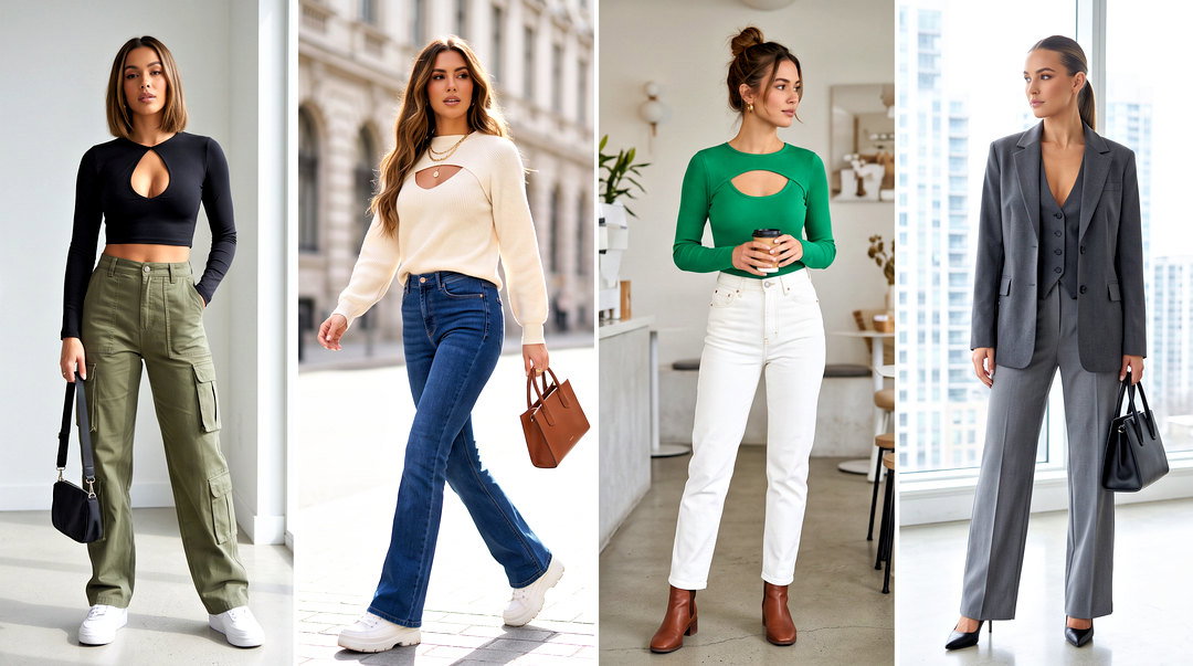 20 Cleavage Cutout Top Outfit Ideas for Bold Night-Out Style