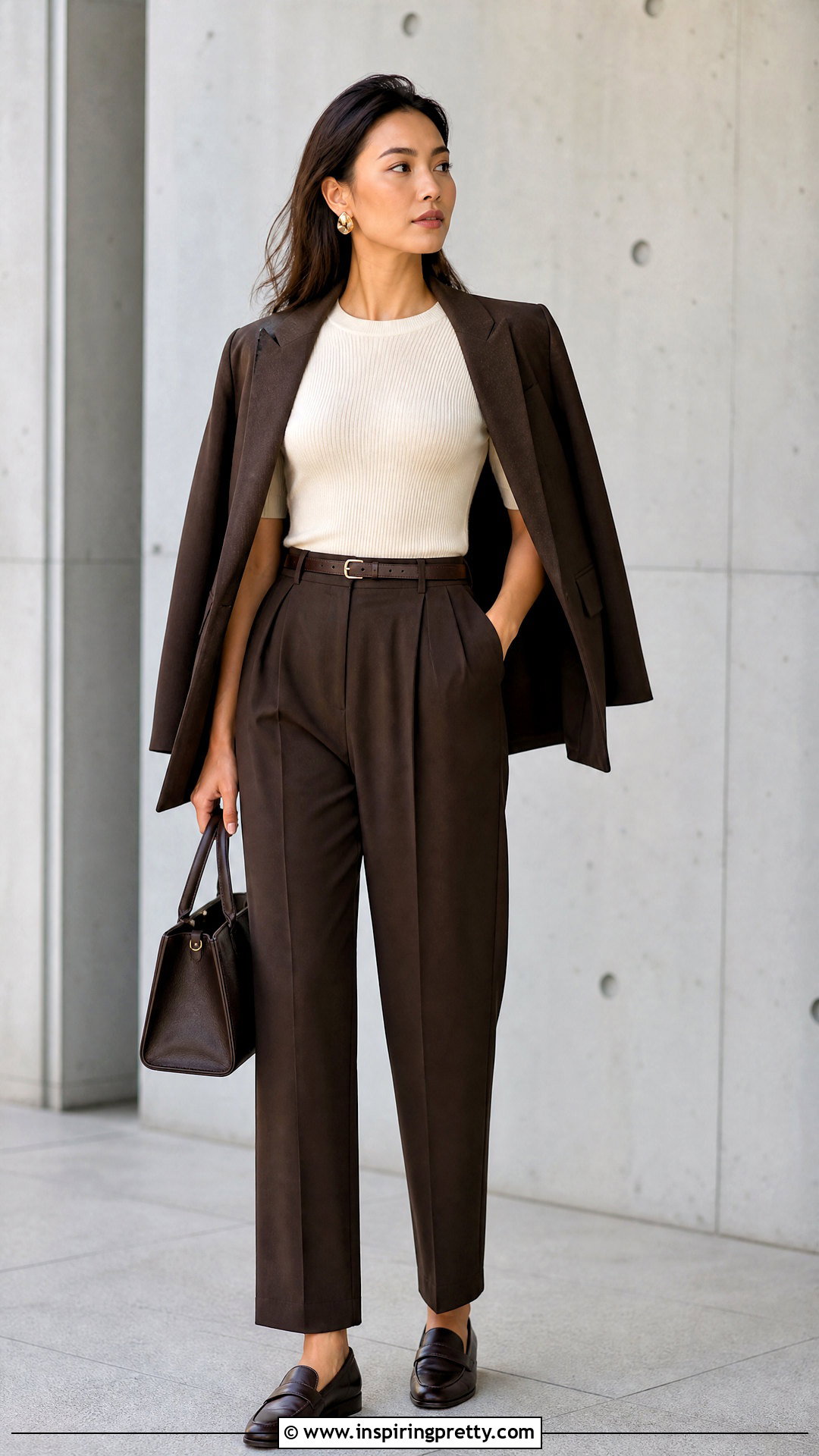 Club Monaco Knit Top With Pleated Pants - 20 club monaco tops outfit ideas