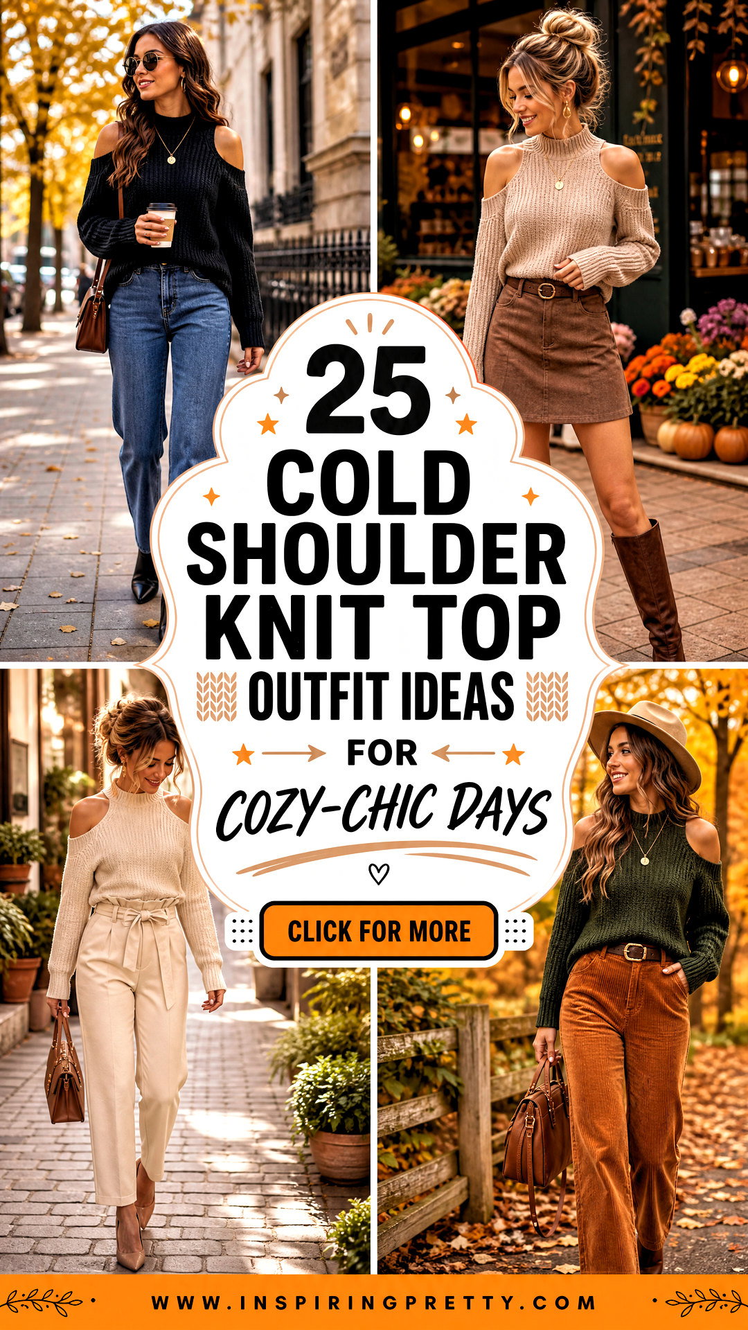 25 Cold Shoulder Knit Top Outfit Ideas for Cozy-Chic Days - 25 Cold Shoulder Knit Top Outfit Ideas for Cozy-Chic Days