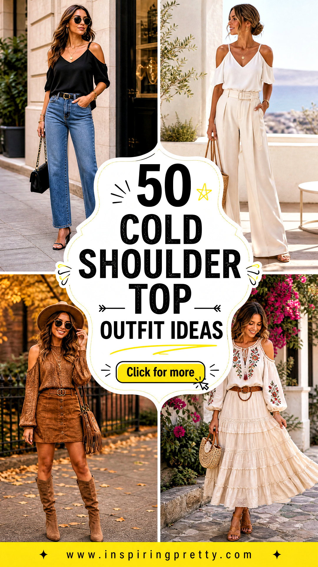 50 Cold Shoulder Top Outfit Ideas for Effortless Styles - 50 Cold Shoulder Top Outfit Ideas for Effortless Styles