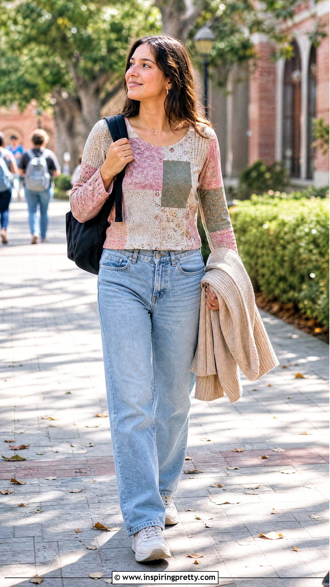College Patchwork Top Outfit - 50 patchwork top outfit ideas
