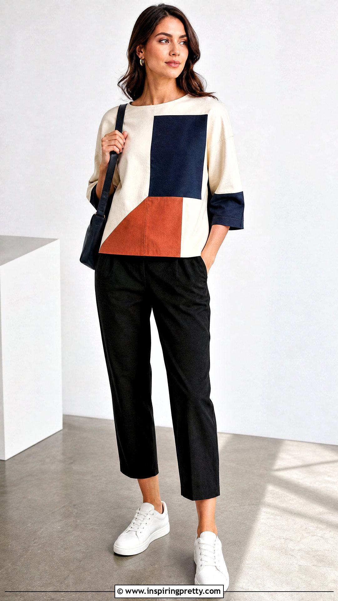 Color Block Boxy Top - how to make a boxy top (20 ways)