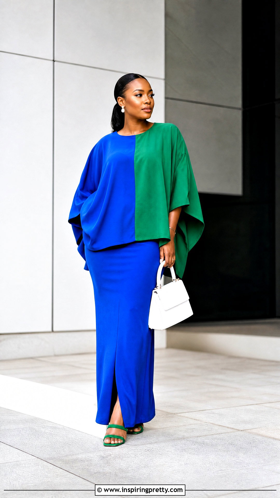 Color Block Bubu Top And Maxi Skirt Outfit - 50 bubu top and skirt outfits