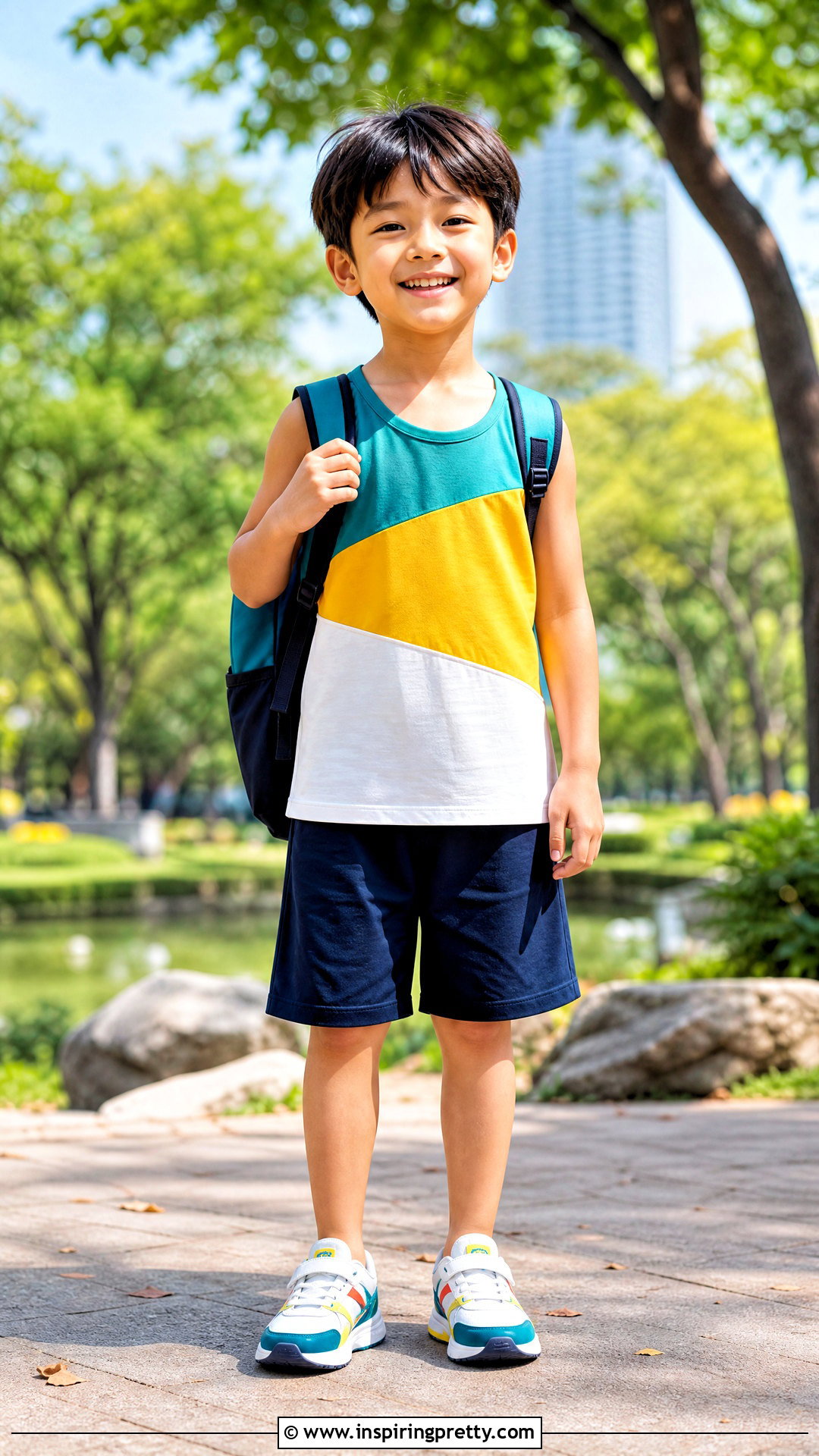 Color Block Kids Tank Top - how to make a tank top for kids (20 ways)