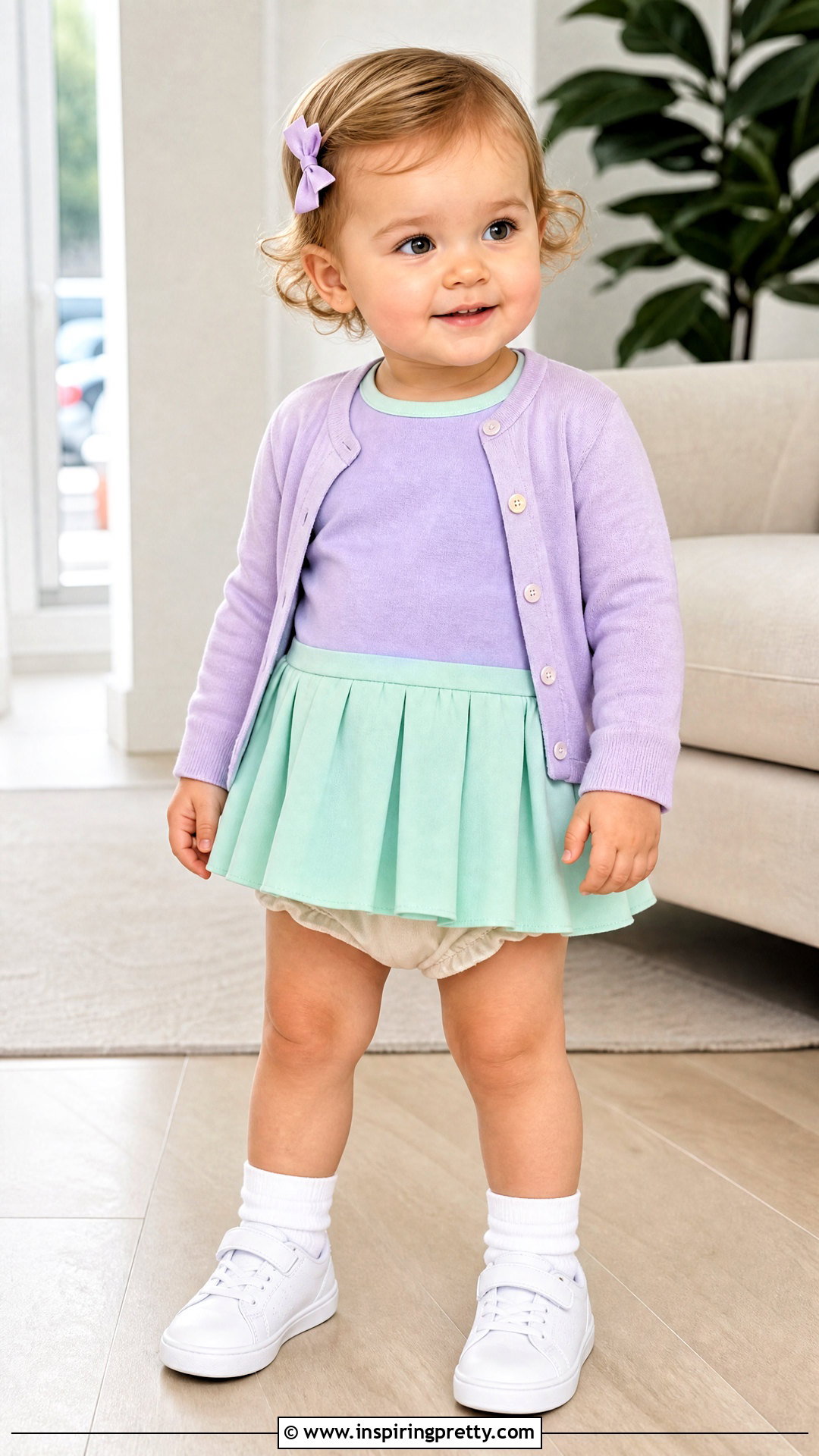 Colorblock Baby Skirt Top Set - 50 baby skirt top designs