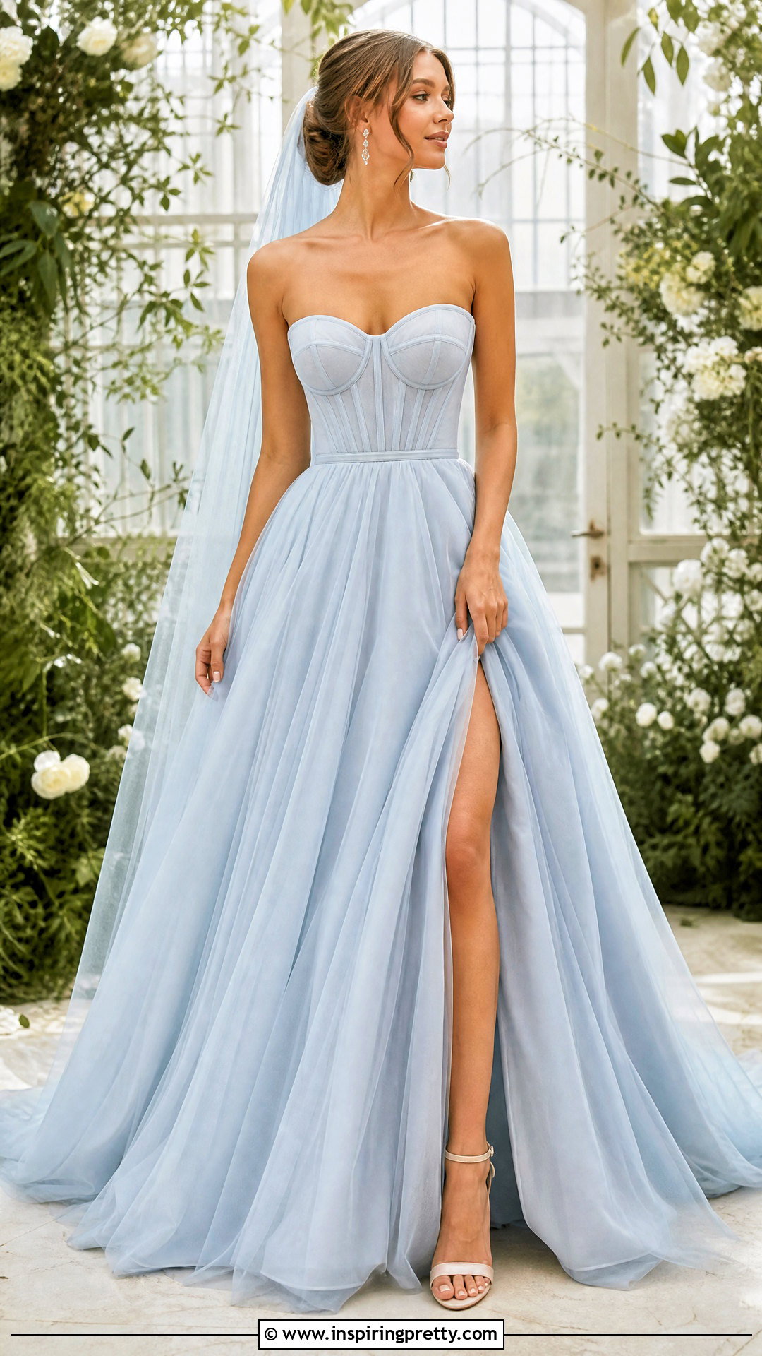Colored Bustier Wedding Dress - 25 wedding dress with bustier top outfit ideas