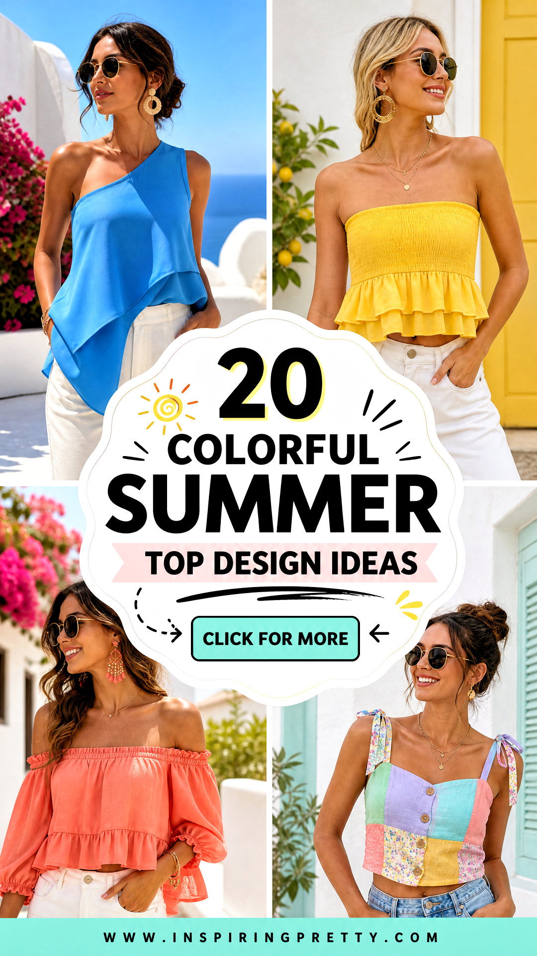 20 Colorful Summer Top Design Ideas for a Fresh Seasonal Wardrobe - 20 Colorful Summer Top Design Ideas for a Fresh Seasonal Wardrobe