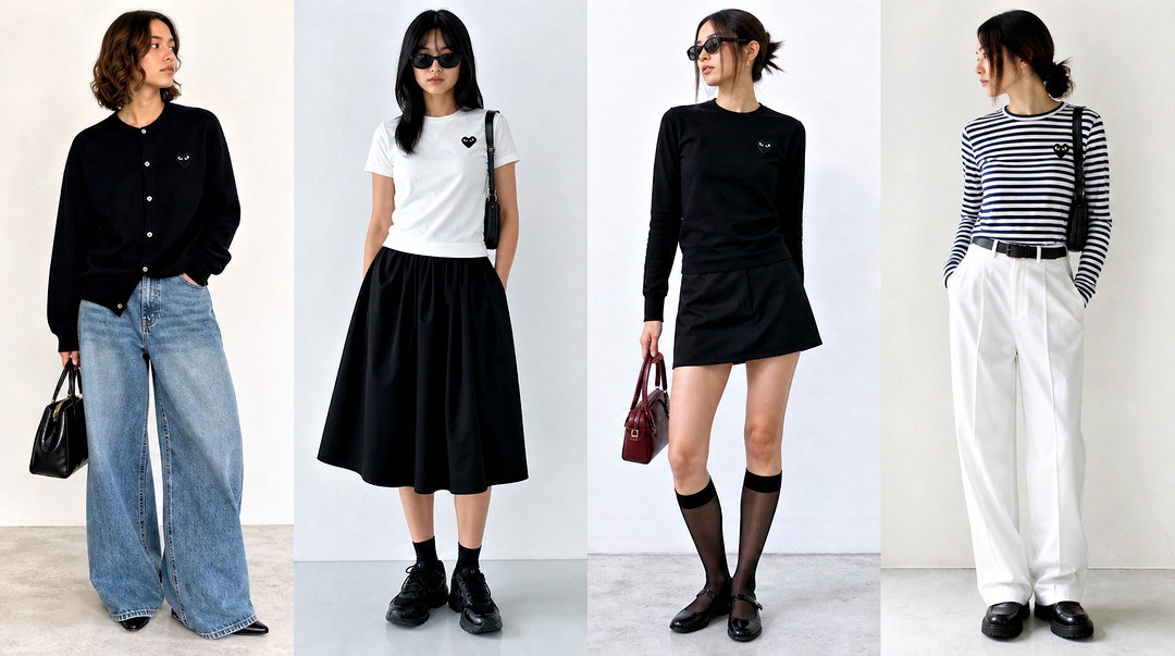 25 Comme des Garcons Tops Outfit Ideas for Avant-Garde Fans