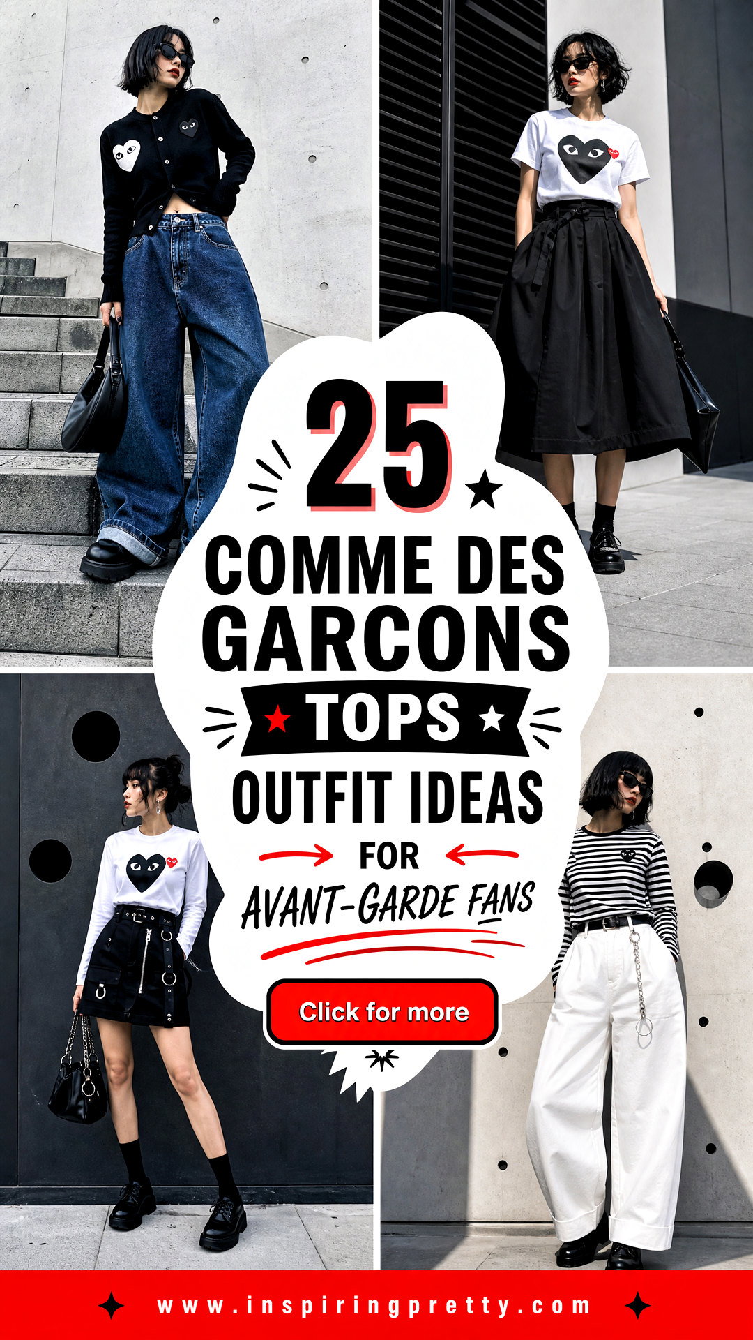 25 Comme des Garcons Tops Outfit Ideas for Avant-Garde Fans - 25 Comme des Garcons Tops Outfit Ideas for Avant-Garde Fans
