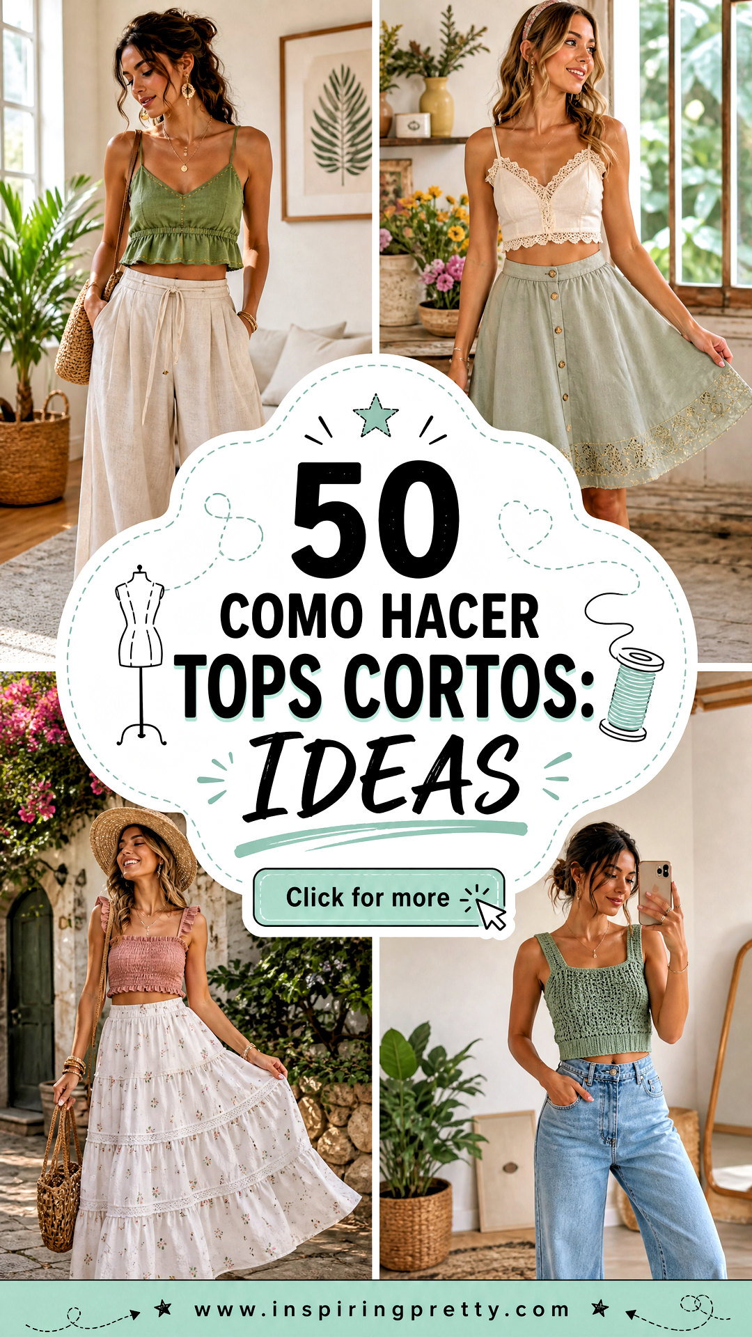 50 Como Hacer Tops Cortos Ideas Faciles y Modernas en Casa - 50 Como Hacer Tops Cortos: Ideas Fáciles y Modernas en Casa