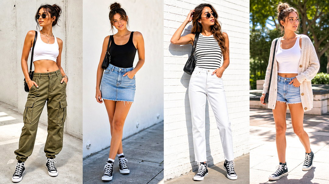 25 Converse Tank Top Outfit Ideas for Sporty Summer Style