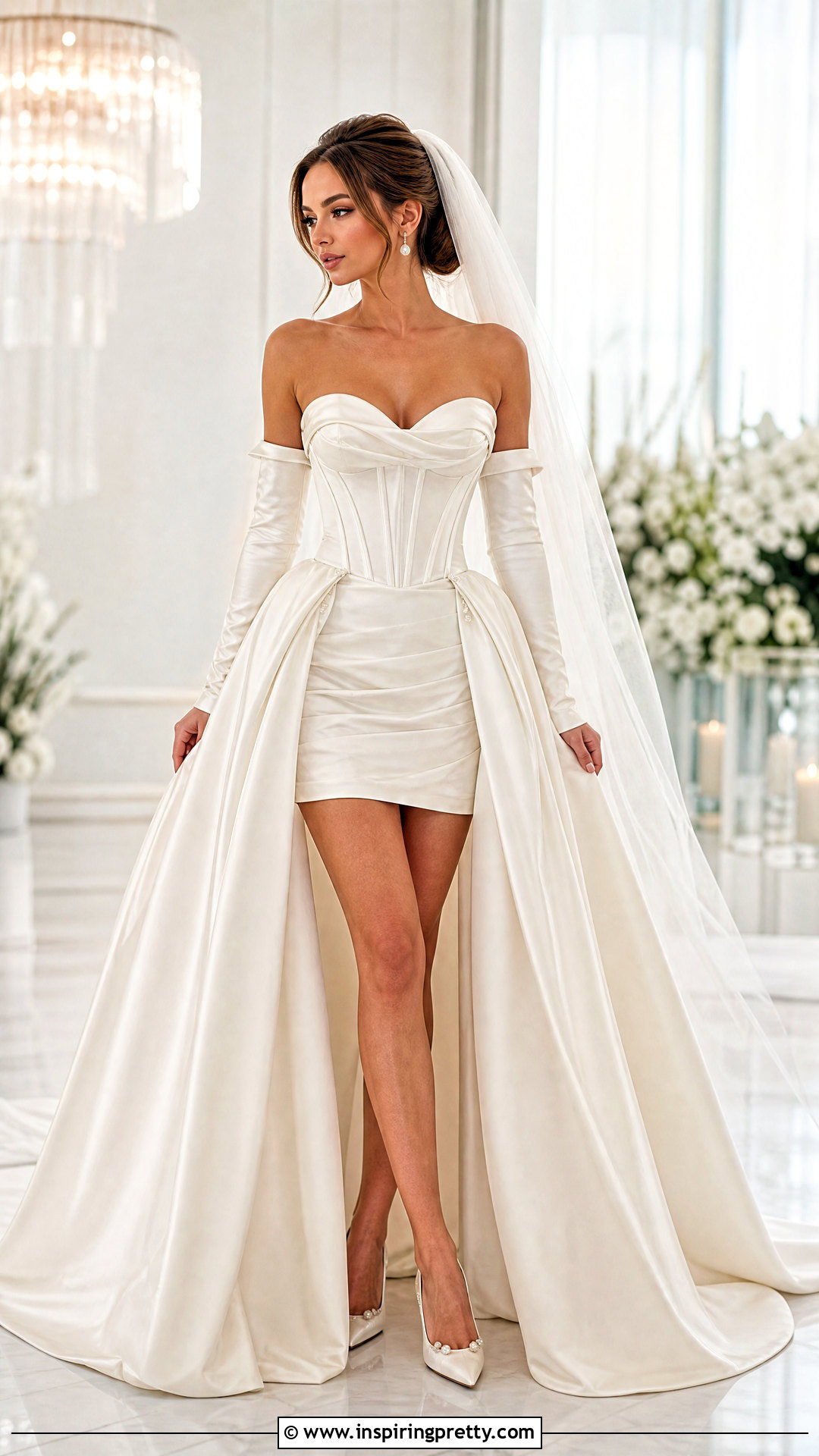 Convertible Corset Wedding Dress - 50 corset top wedding dress outfit ideas