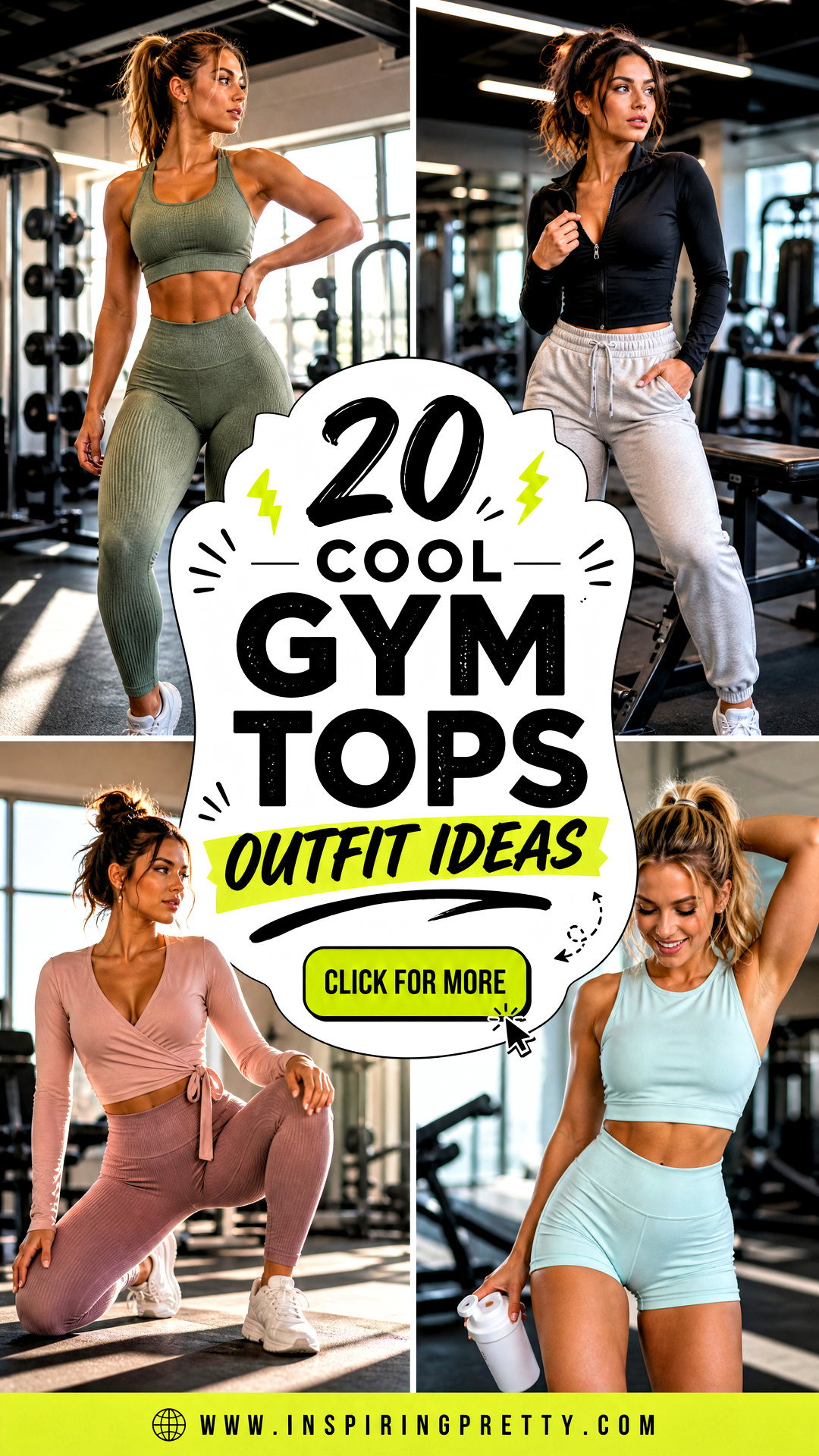 20 Cool Gym Tops Outfit Ideas for Stylish Energized Workouts - 20 Cool Gym Tops Outfit Ideas for Stylish, Energized Workouts