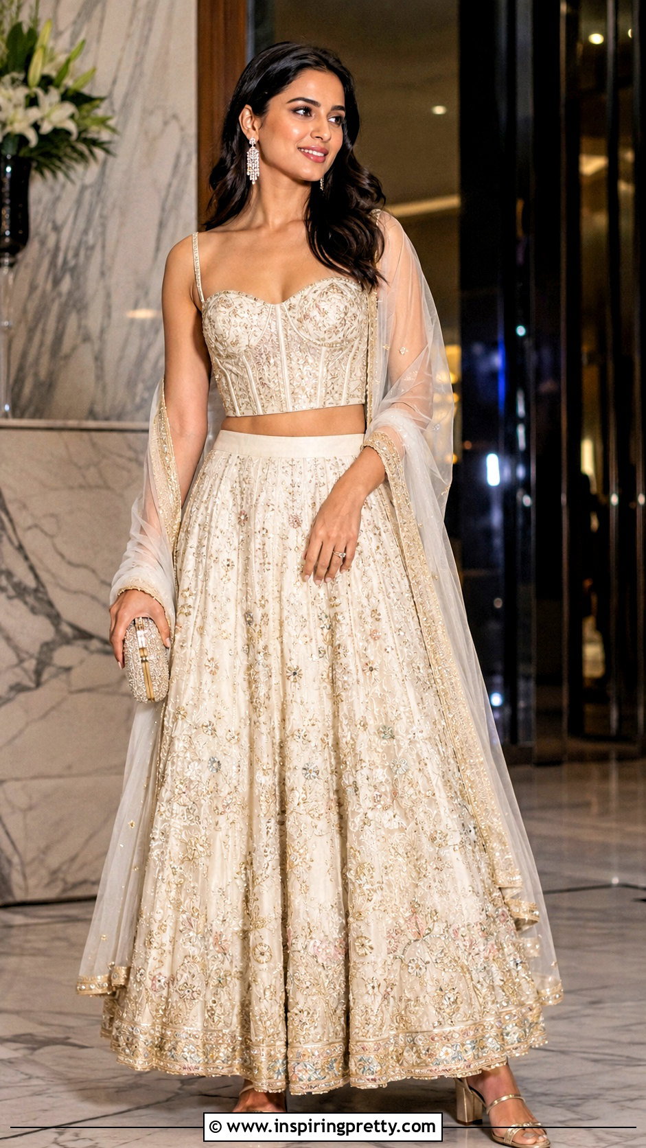 Corset Crop Top Lehenga - 50 Modern Lehenga Designs Crop Tops outfit ideas
