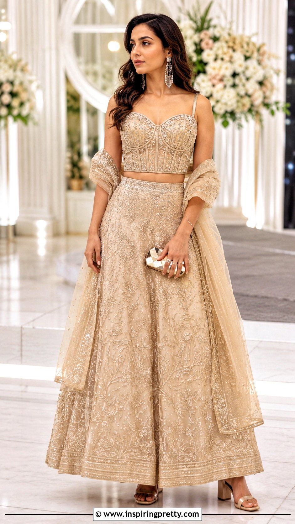 Corset Crop Top Lehenga - 20 new design crop top lehenga ideas