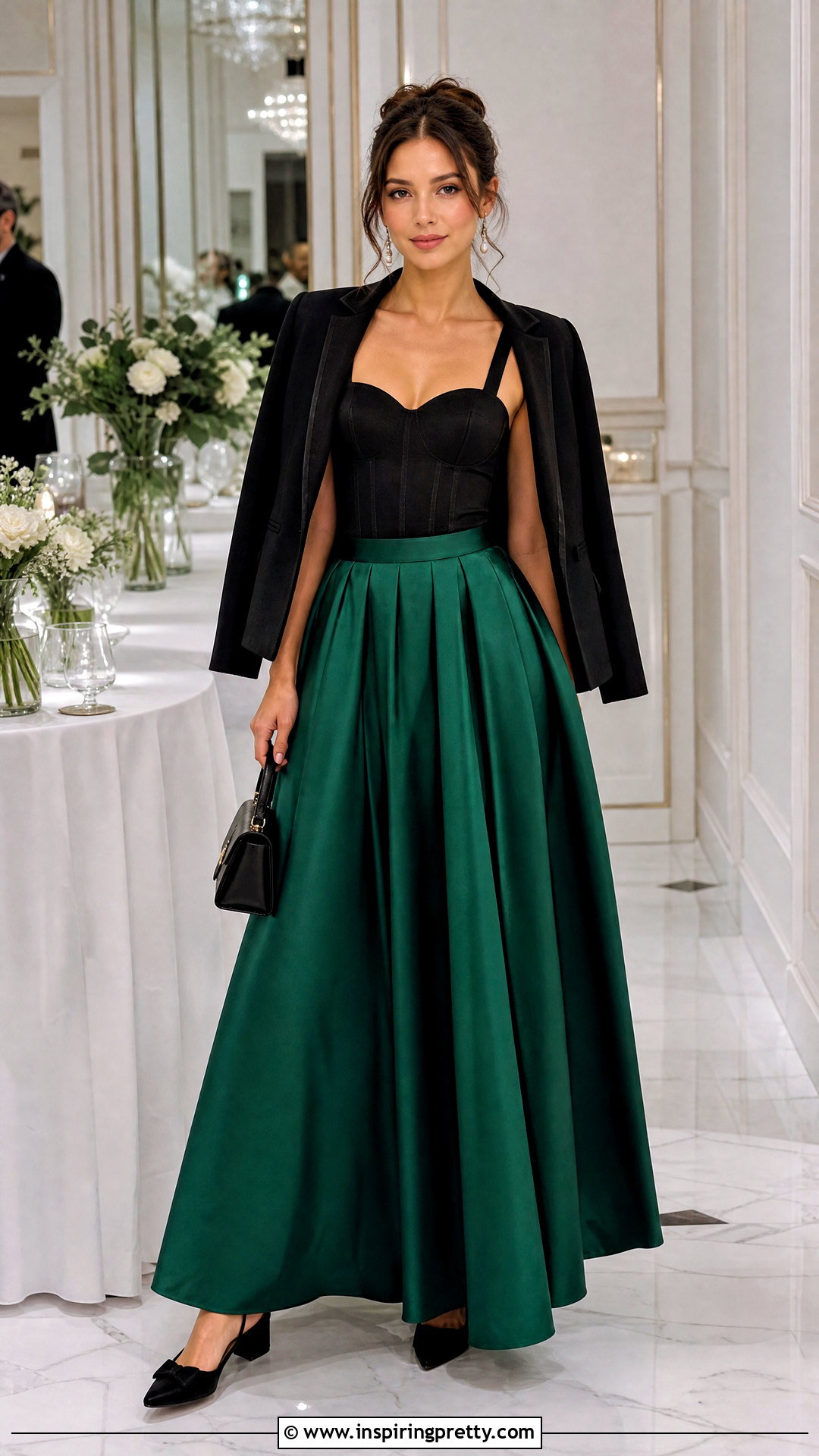 Corset Inspired Top And Full Long Skirt Outfit - 50 long skirt and top outfits