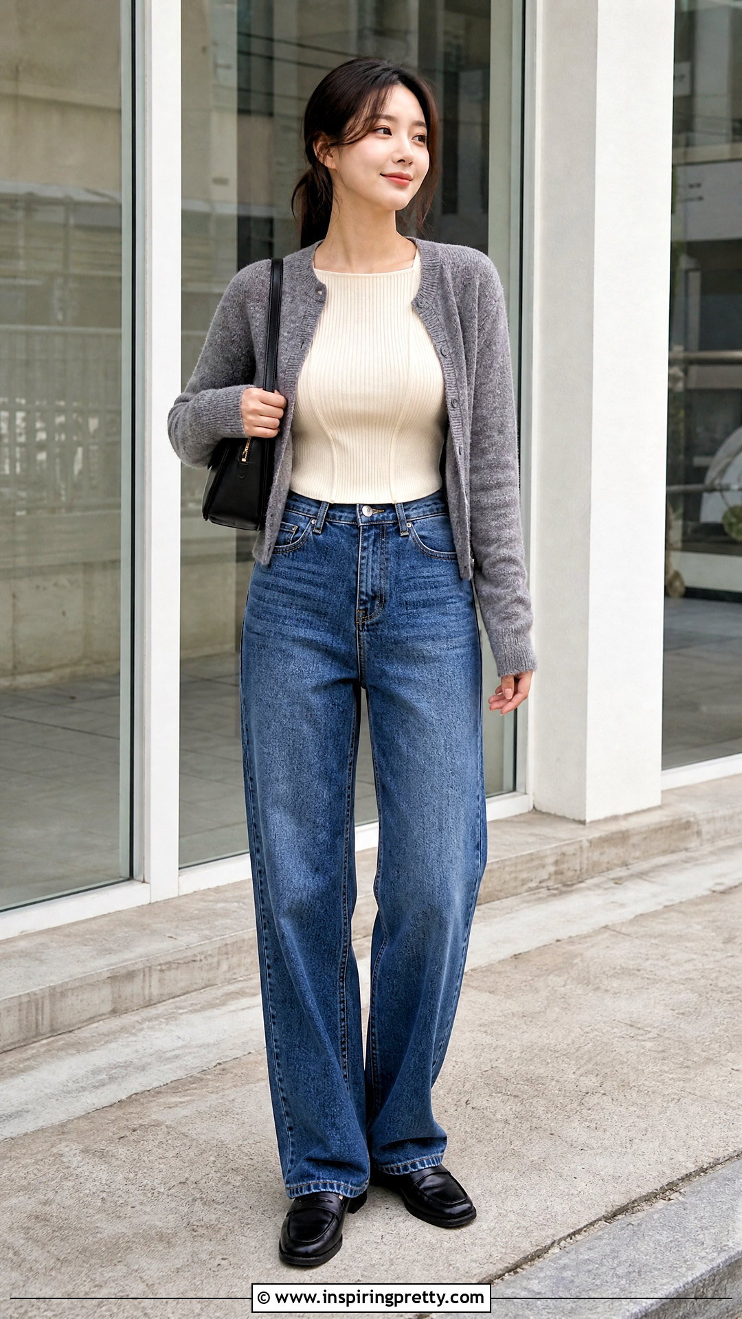Corset Seam Top Outfit - 50 korean tops for women