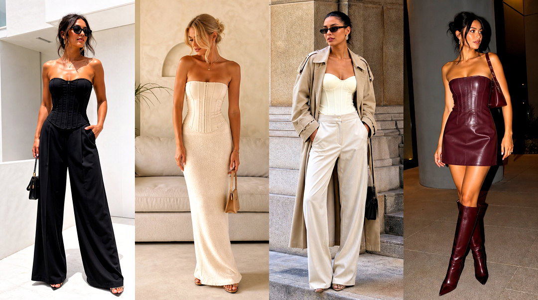50 Corset Top Dress Outfit Ideas for Standout Statement Style