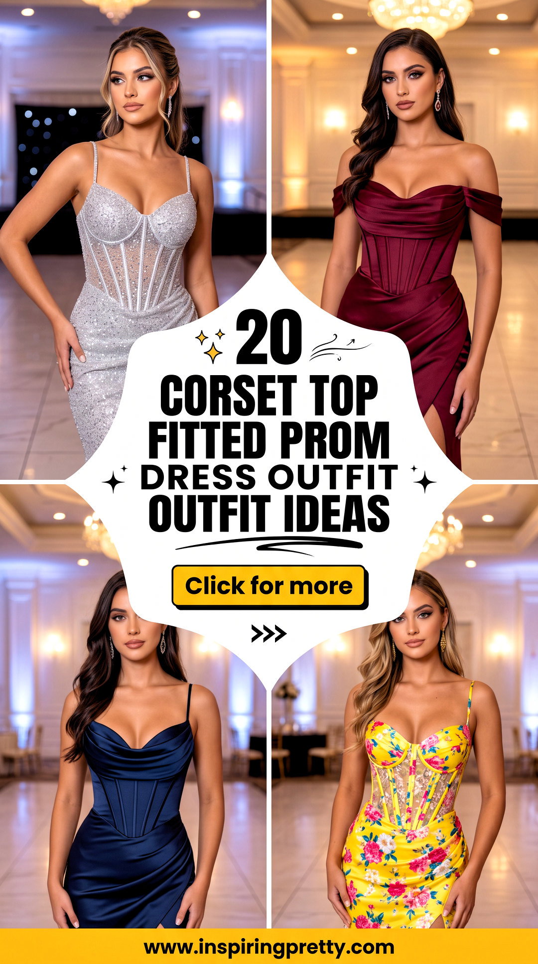 20 Corset Top Fitted Prom Dress Outfit Ideas for Glam Prom Nights - 20 Corset Top Fitted Prom Dress Outfit Ideas for Glam Prom Nights