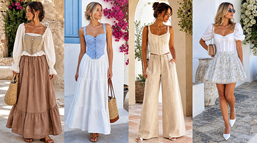 25 Corset Top Outfit Cottagecore Ideas for Romantic Looks