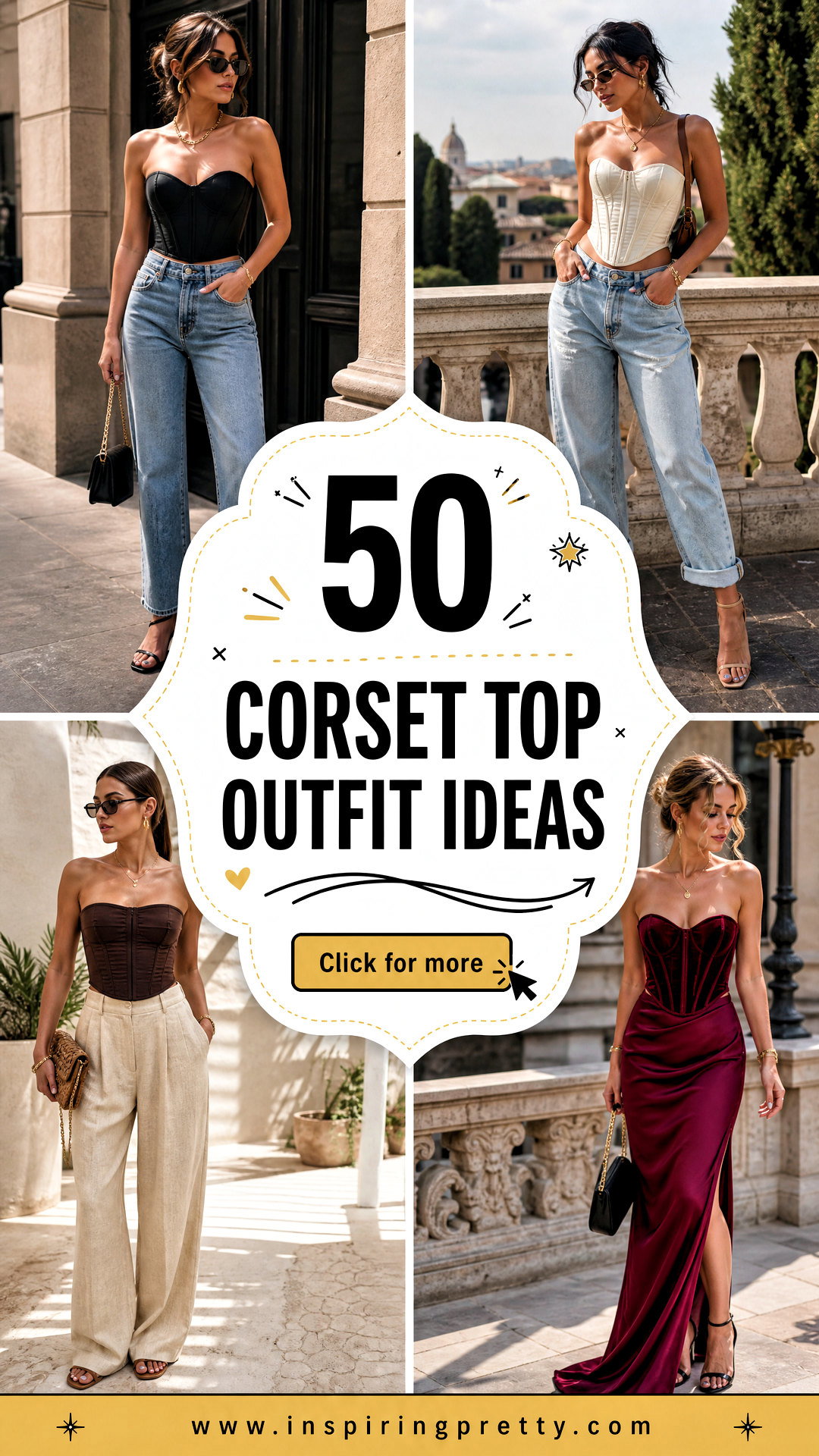 50 Corset Top Outfit Ideas for Confident Chic Modern Style - 50 Corset Top Outfit Ideas for Confident, Chic Modern Style