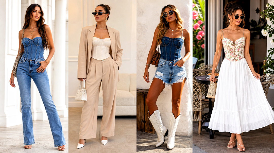 50 Corset Top Outfits for Bold Confidence-Boosting Style