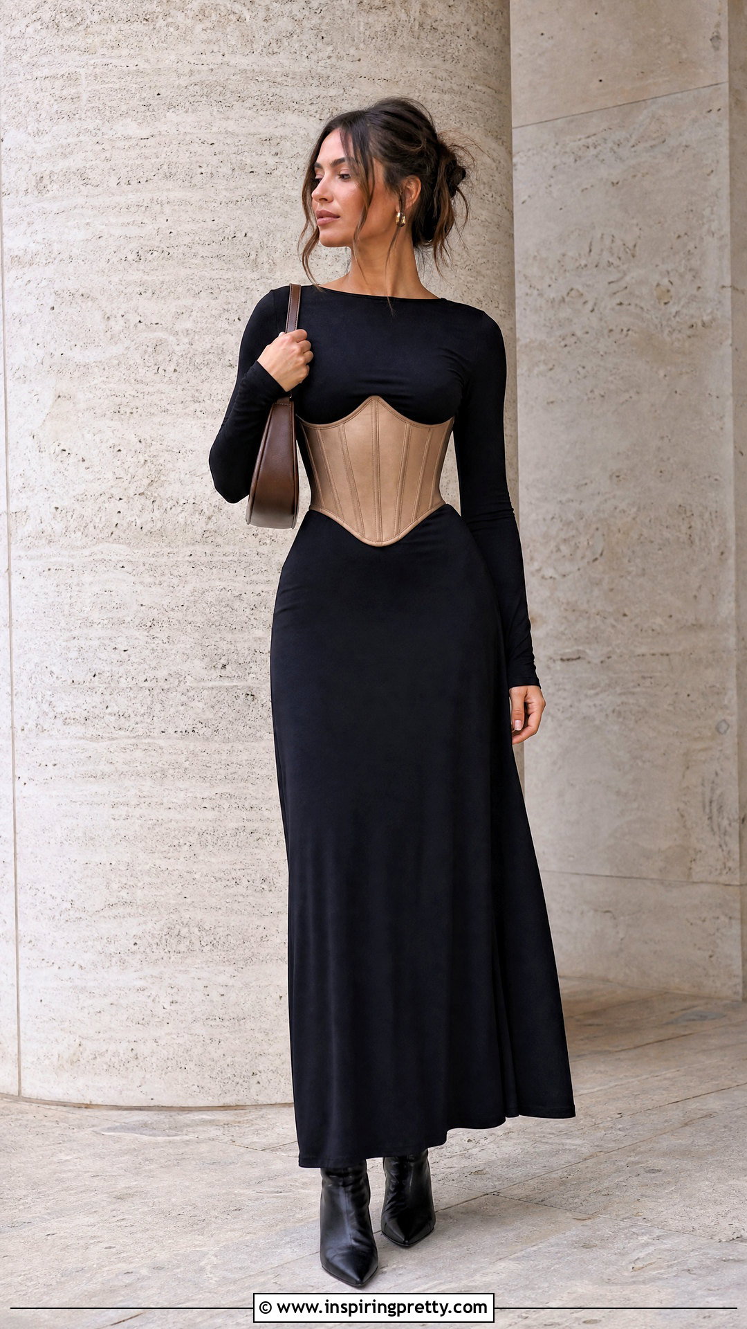 Corset Top Over A Maxi Dress - 20 All The Details Corset Tops
