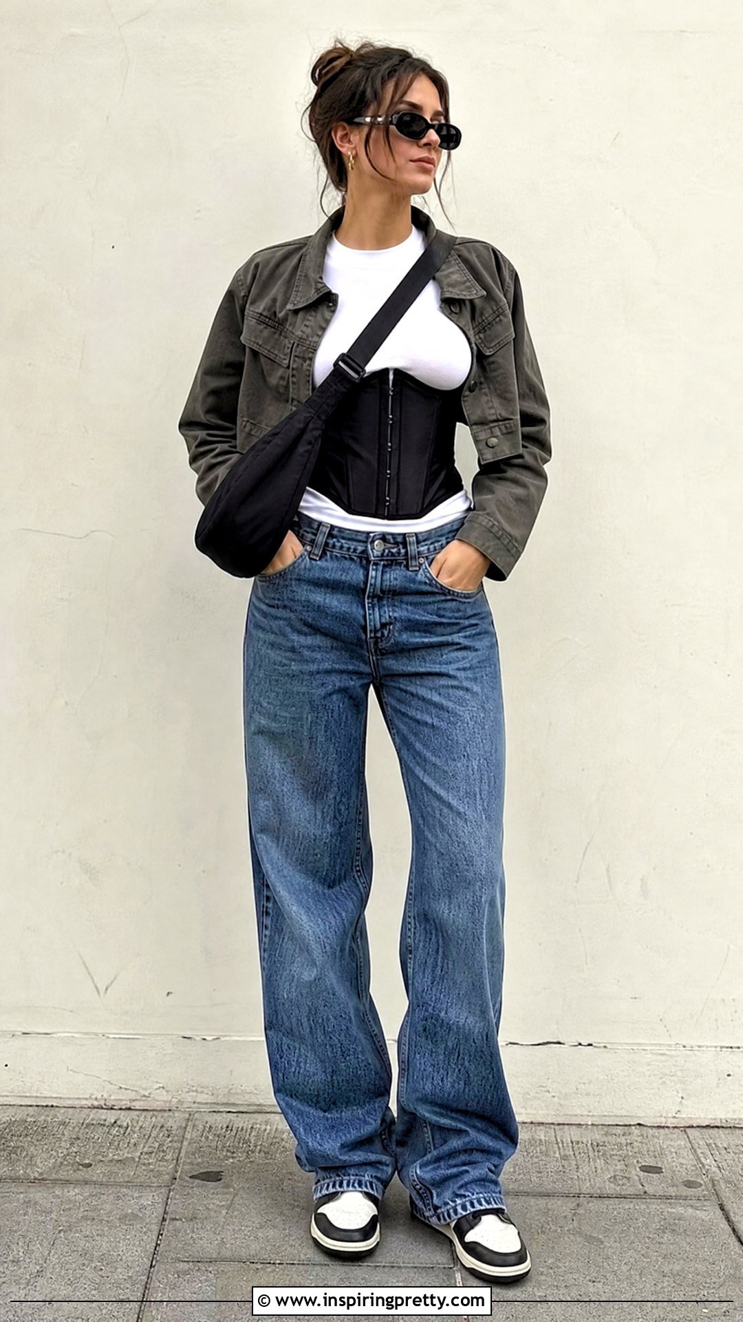 Corset Top Over A T Shirt - 50 corset tops outfit ideas