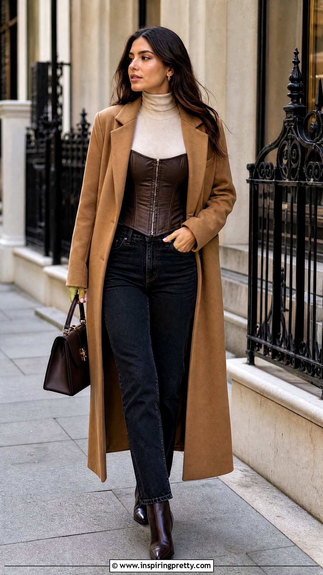 Corset Top Over A Turtleneck - 50 corset tops outfit ideas