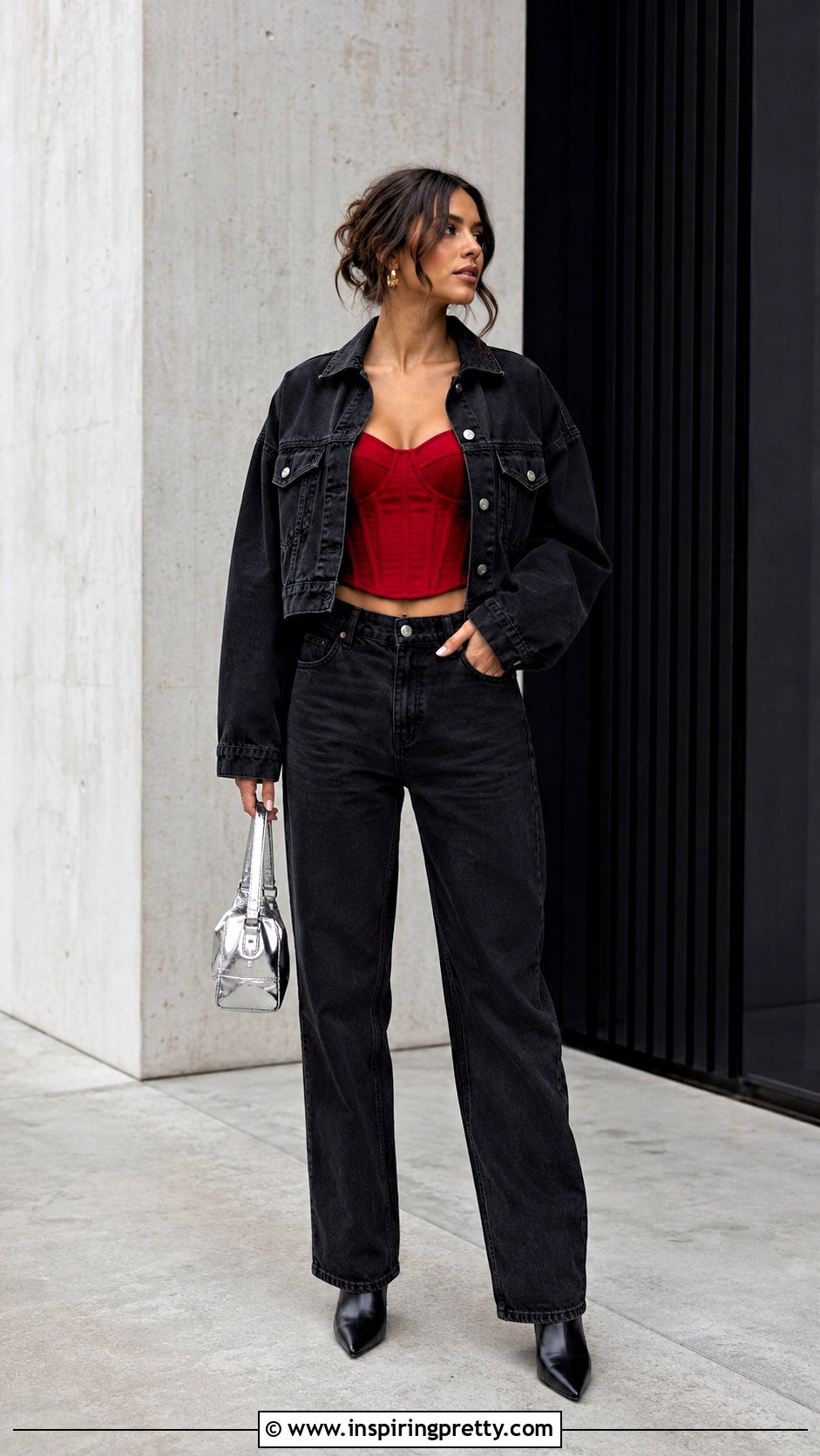 Corset Top With Black Jeans - how to style corset tops (50 ways)