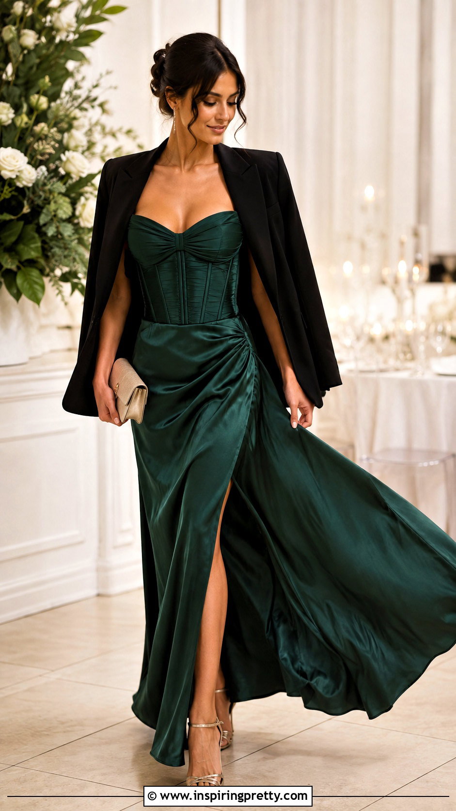 Corset Top With Satin Maxi Skirt - how to style corset tops (50 ways)