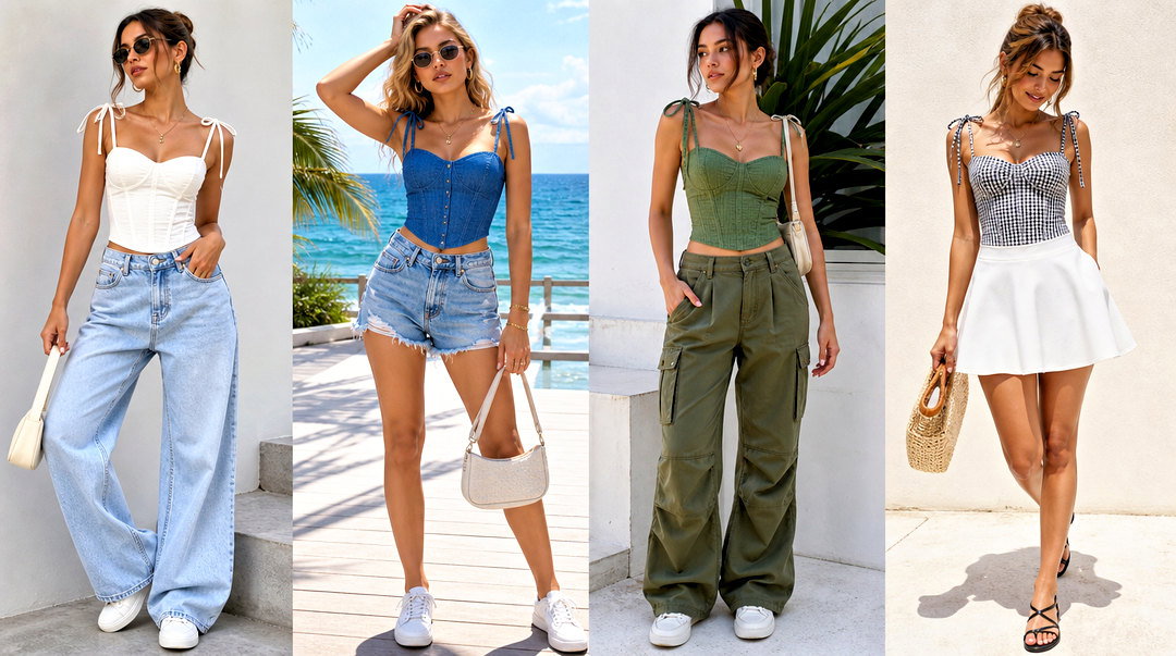 20 Corset Top With Tie Straps Ideas for Chic Summer Looks