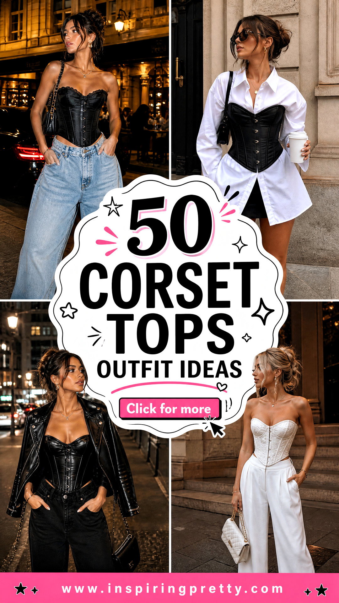 50 Corset Tops Outfit Ideas for Effortless Date-Night Style - 50 Corset Tops Outfit Ideas for Effortless Date-Night Style