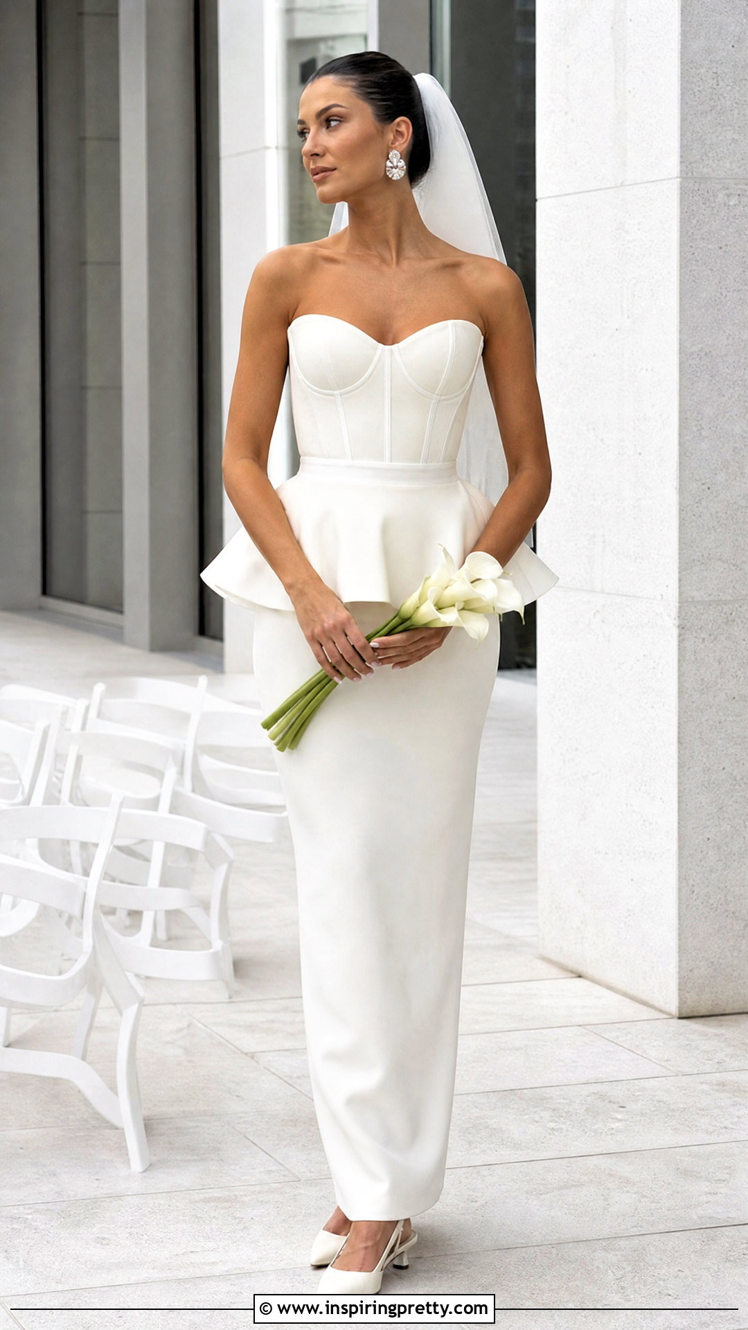 Corset Wedding Dress With Peplum Waist - 50 wedding dress corset top outfit ideas