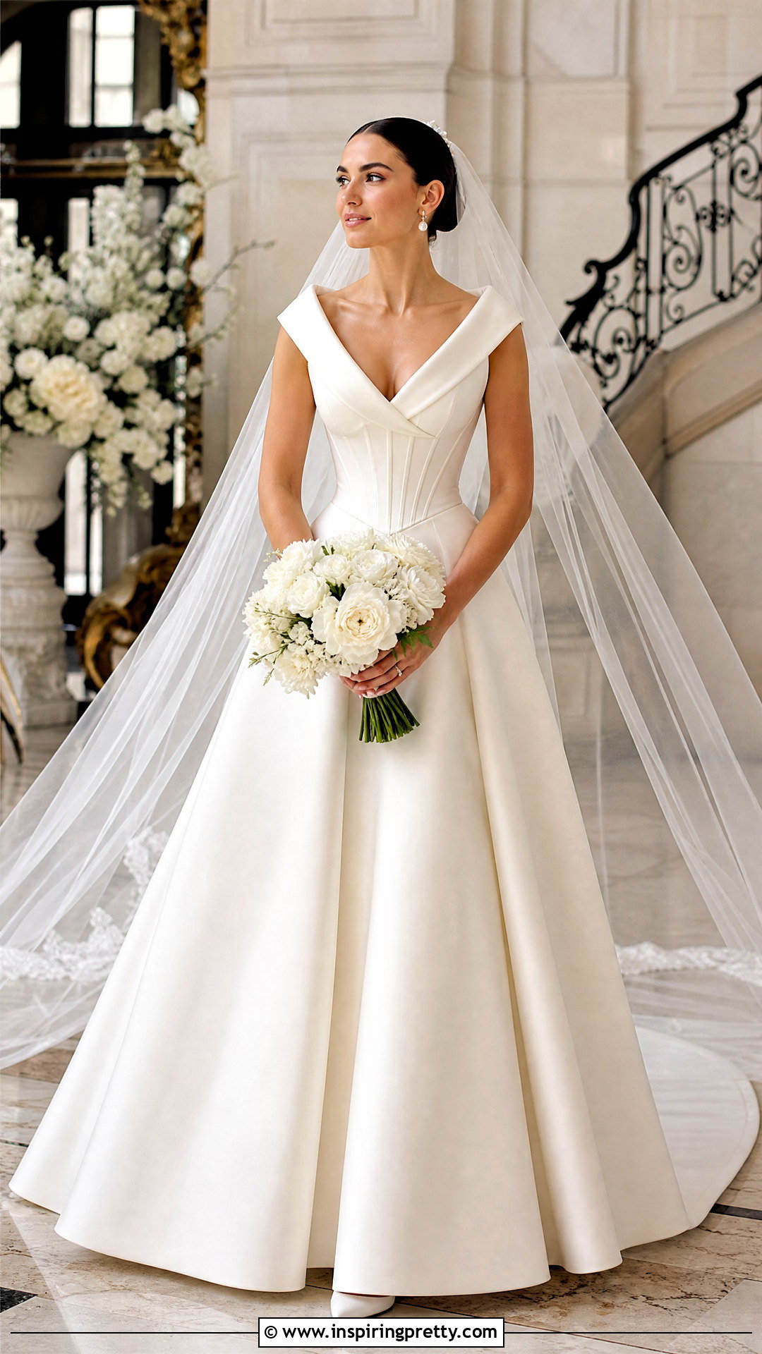 Corset Wedding Dress With Portrait Collar - 50 wedding dress corset top outfit ideas