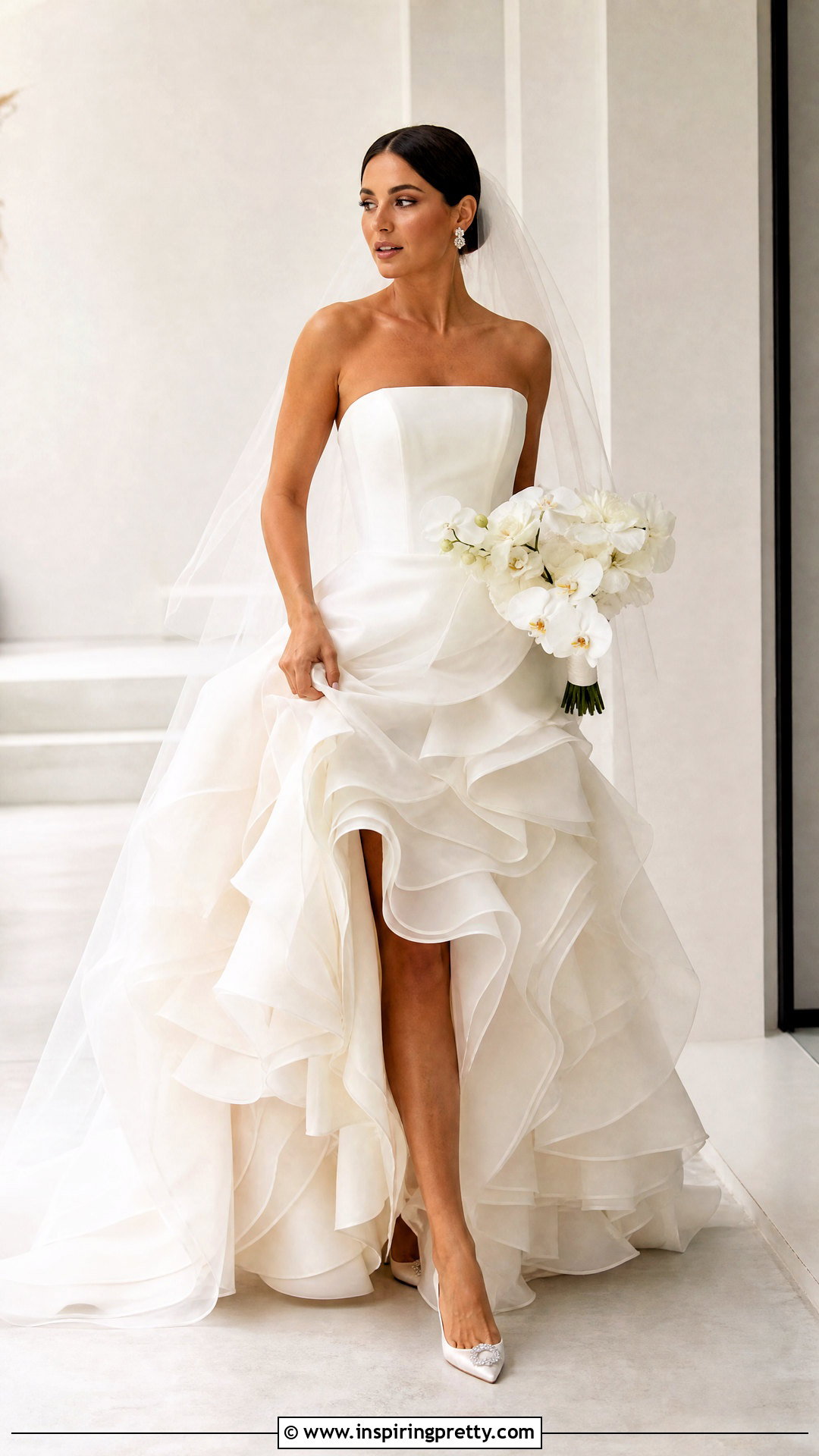 Corset Wedding Dress With Ruffled Skirt - 50 wedding dress corset top outfit ideas