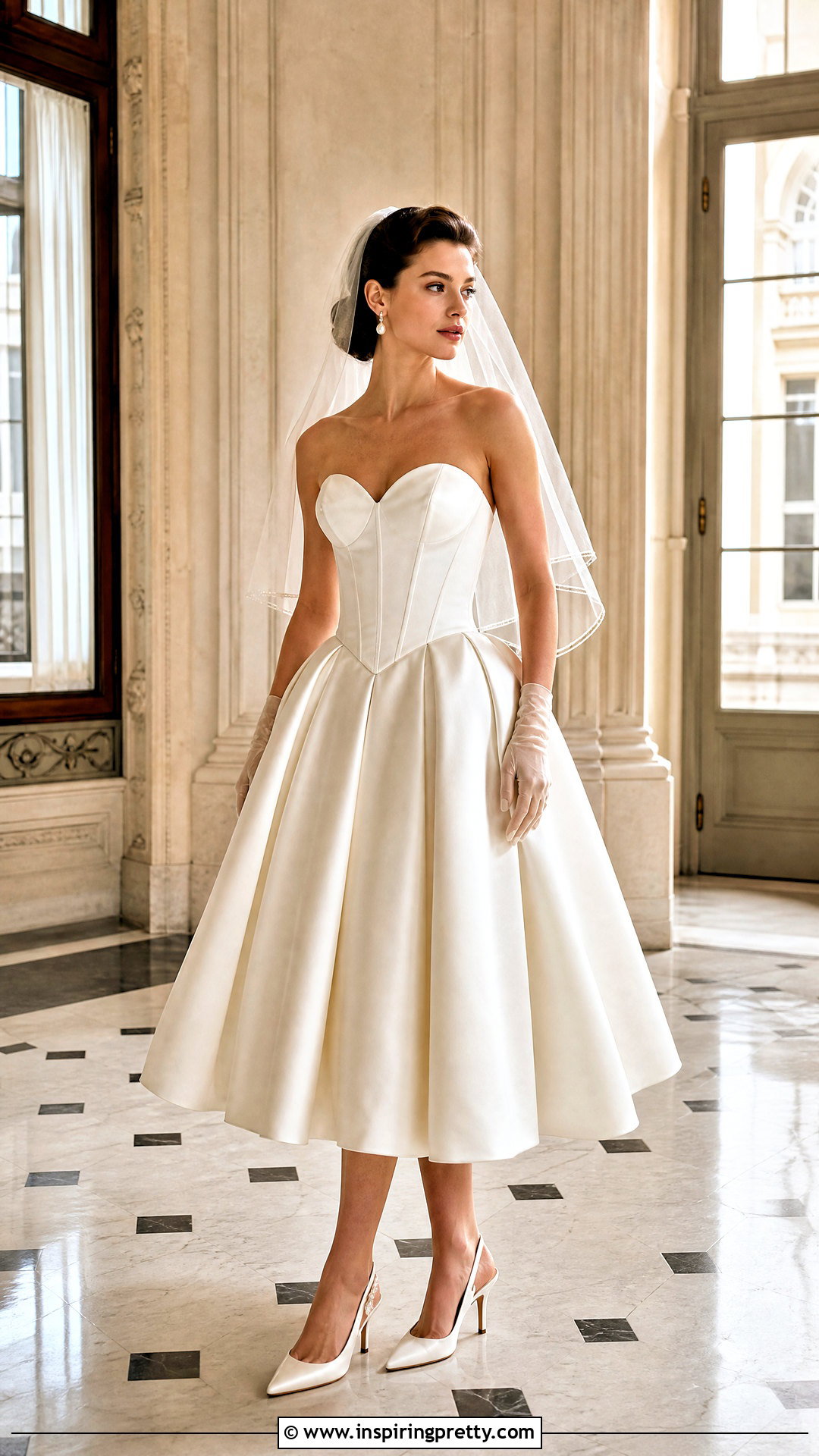 Corset Wedding Dress With Tea Length Skirt - 50 wedding dress corset top outfit ideas