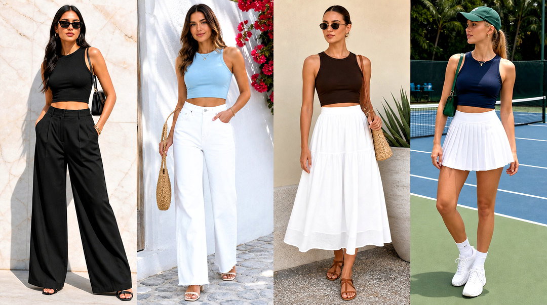 50 Cotton Crop Top Outfit Ideas for Effortless Summer Style